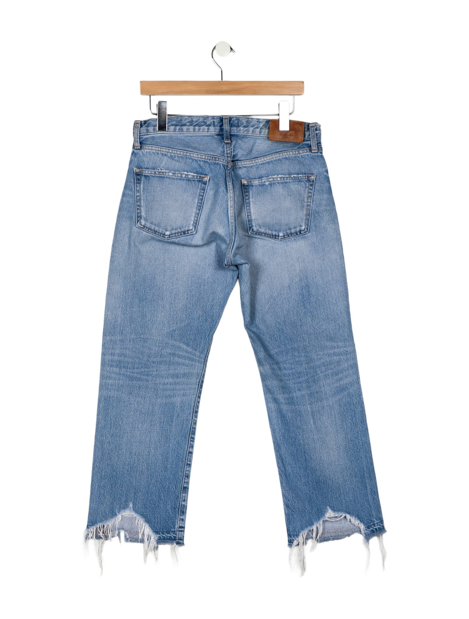 Moussy Mid-Rise Wide Leg Jeans