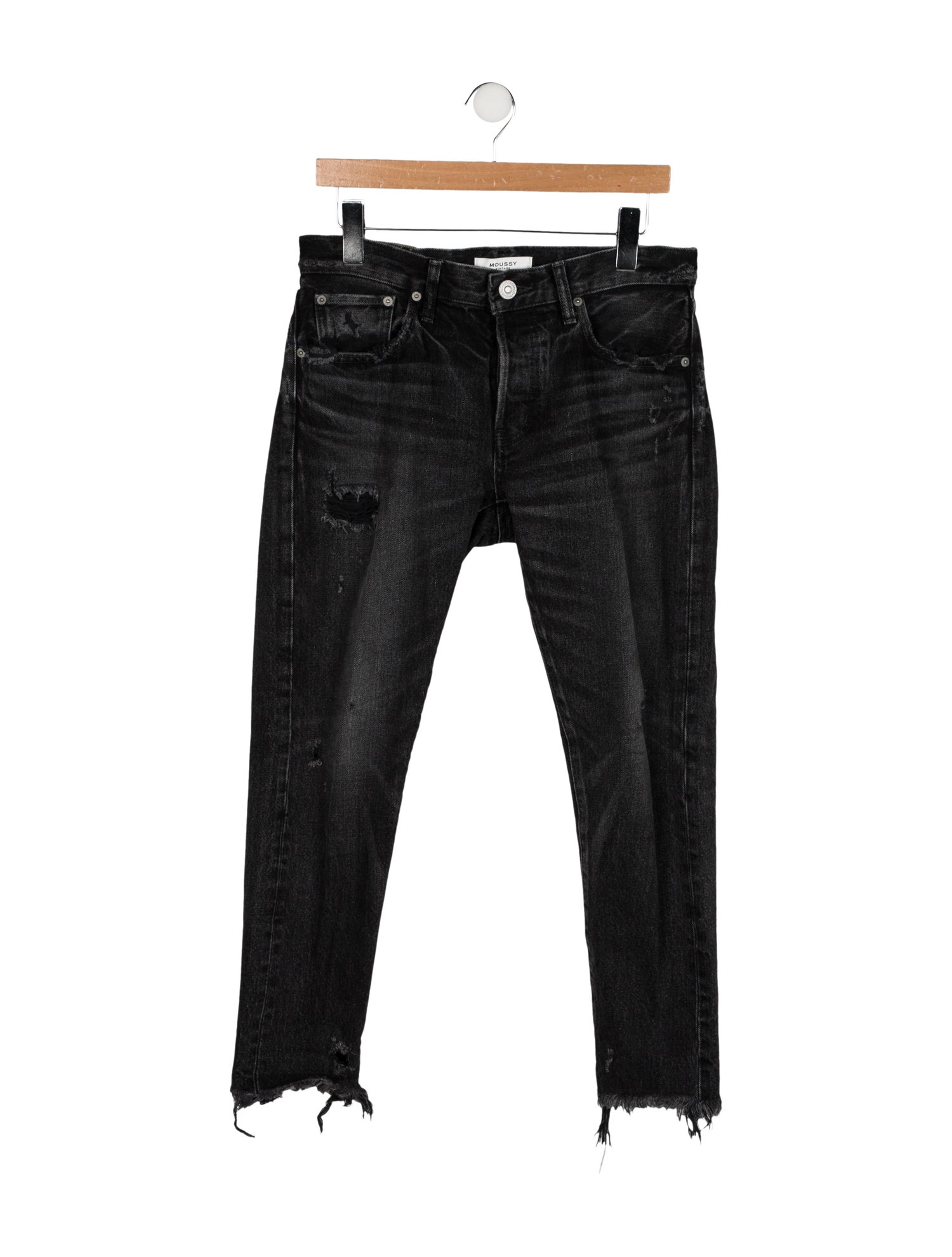 Moussy Mid-Rise Skinny Leg Jeans