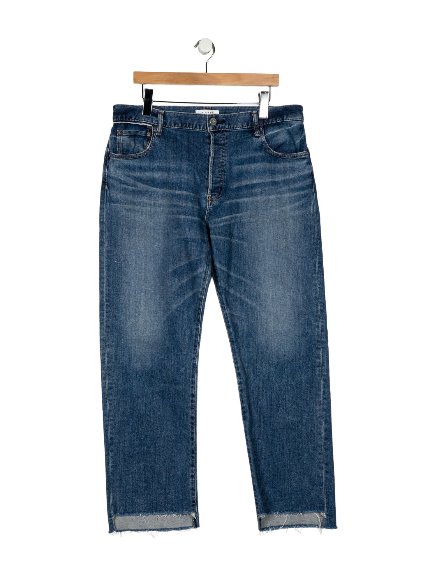 Moussy High-Rise Wide Leg Jeans