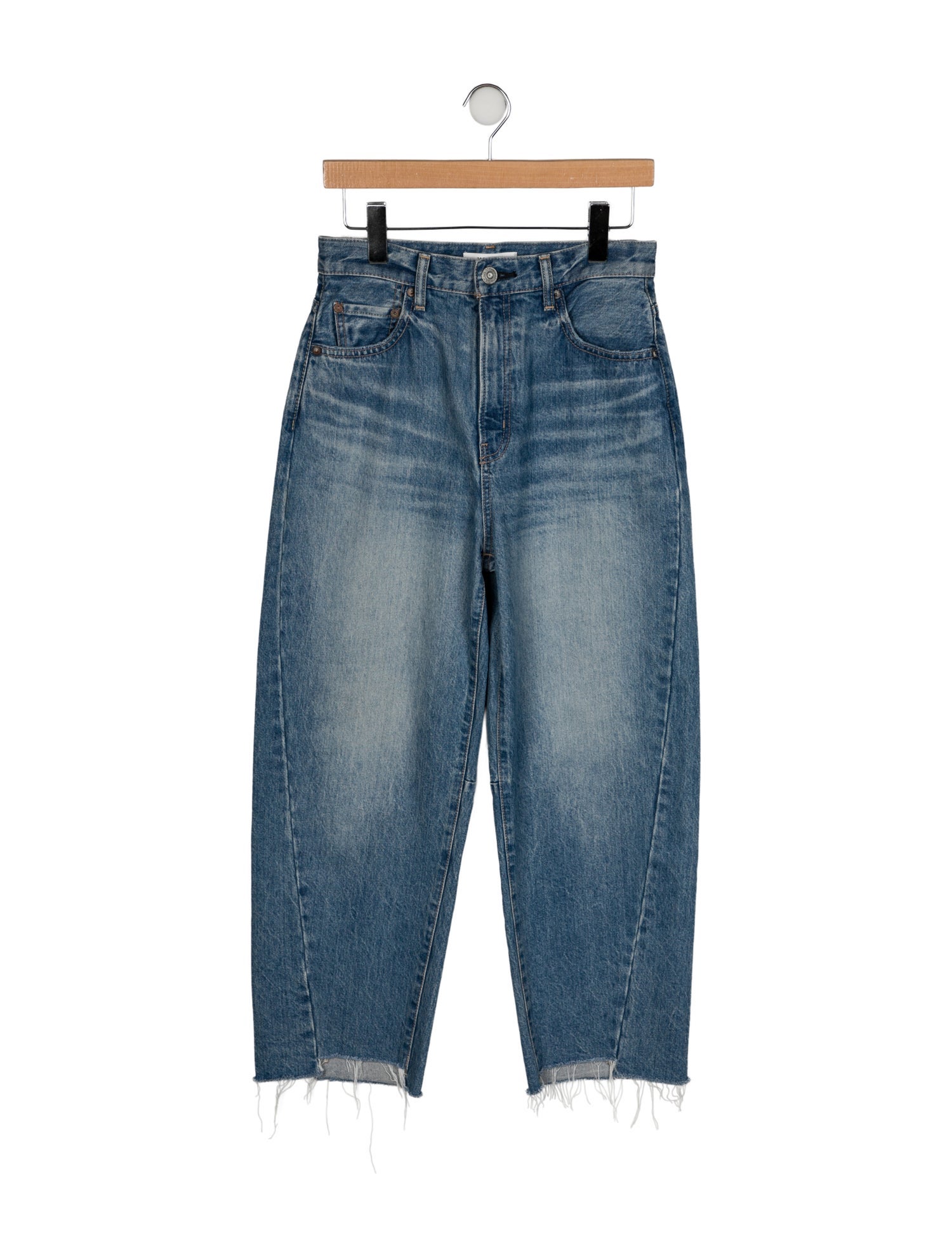 Moussy High-Rise Straight Leg Jeans