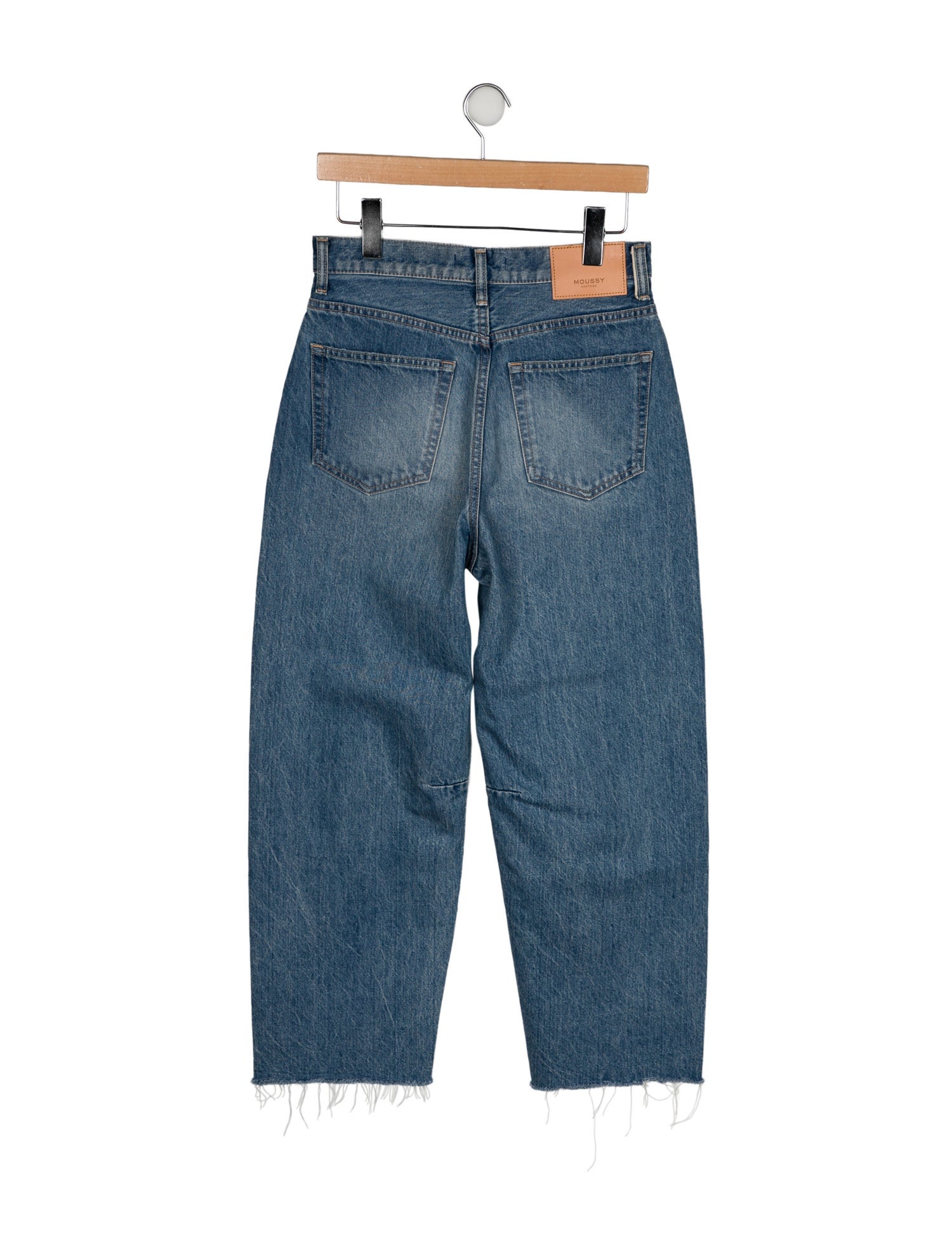 Moussy High-Rise Straight Leg Jeans