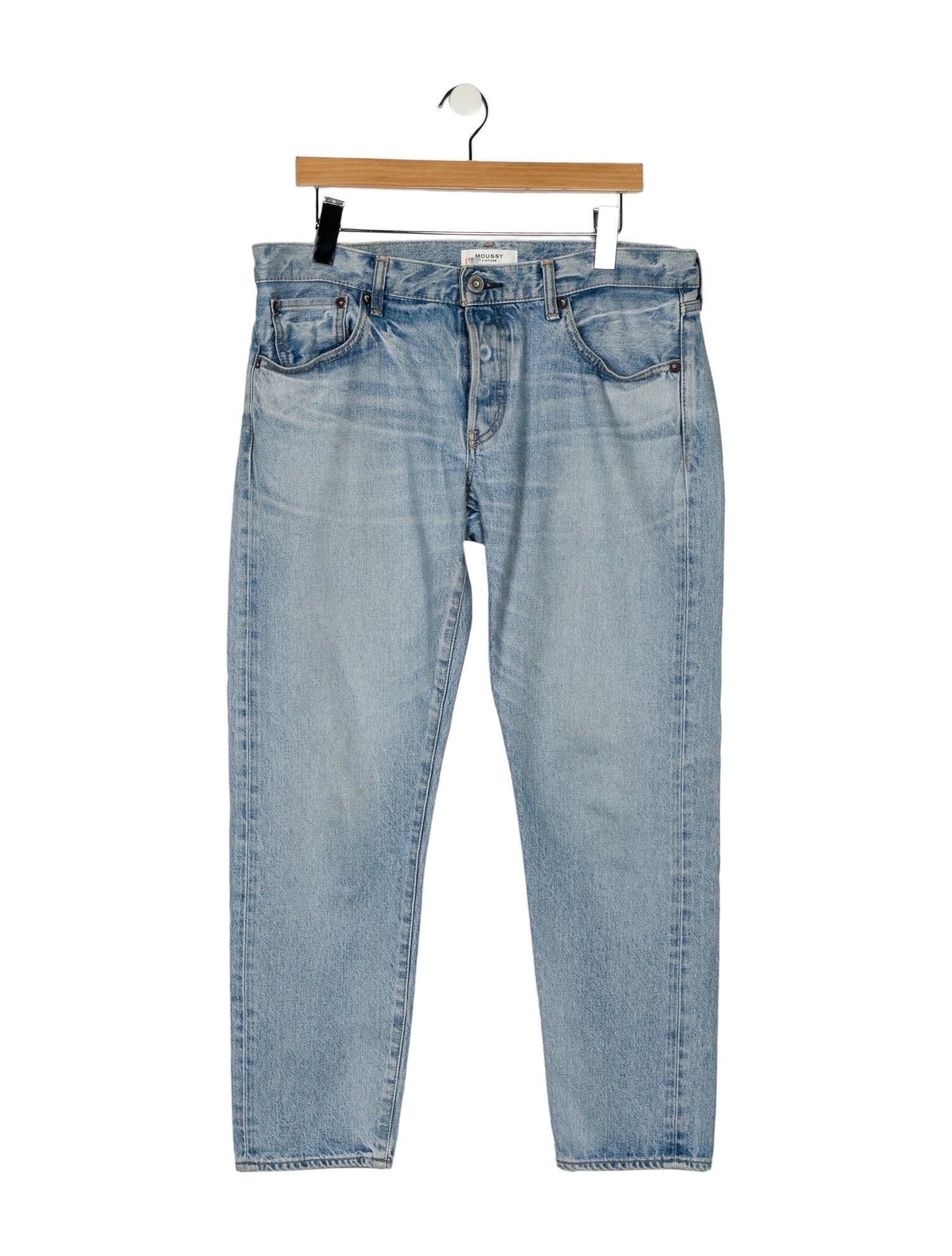 Moussy Mid-Rise Straight Leg Jeans