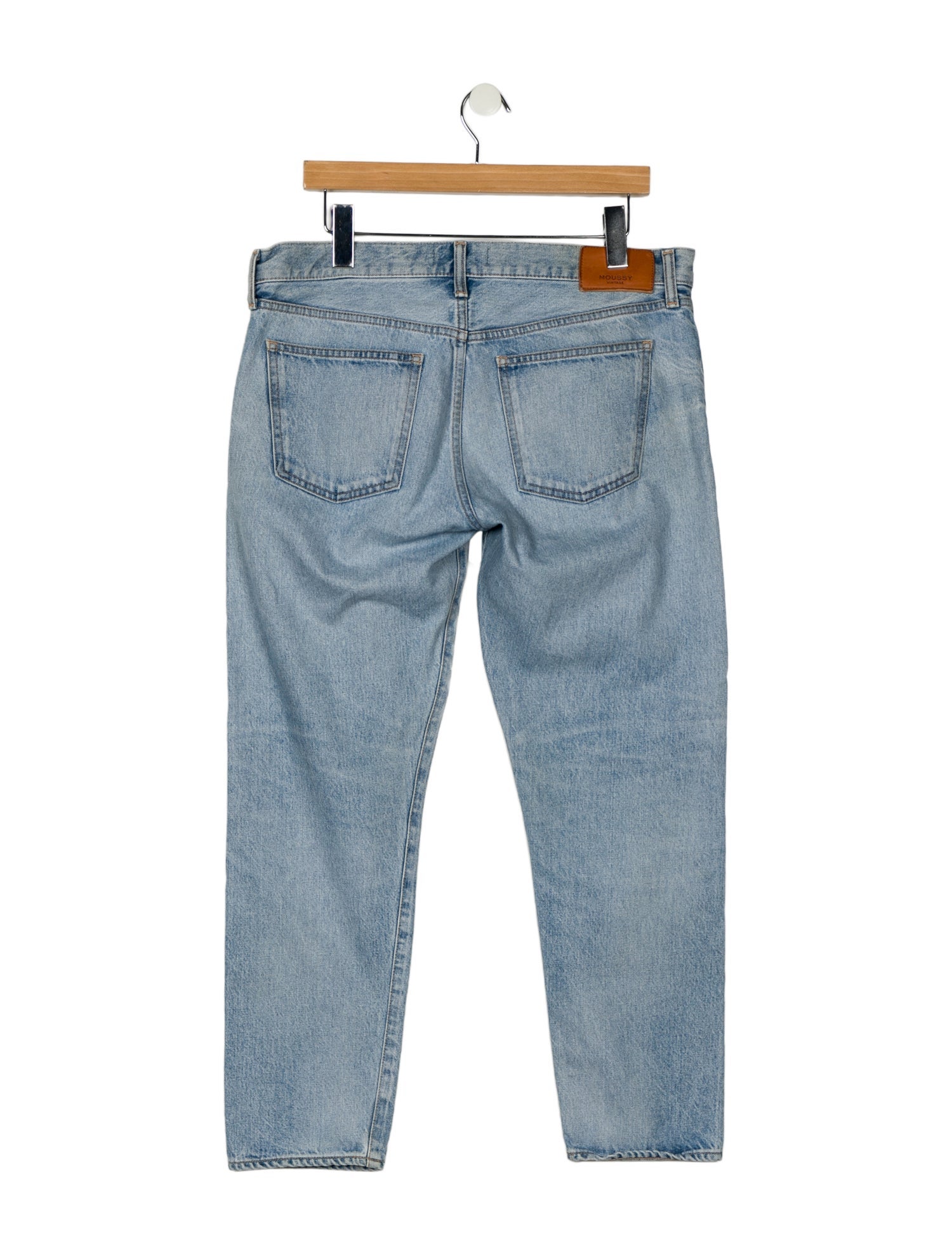 Moussy Mid-Rise Straight Leg Jeans