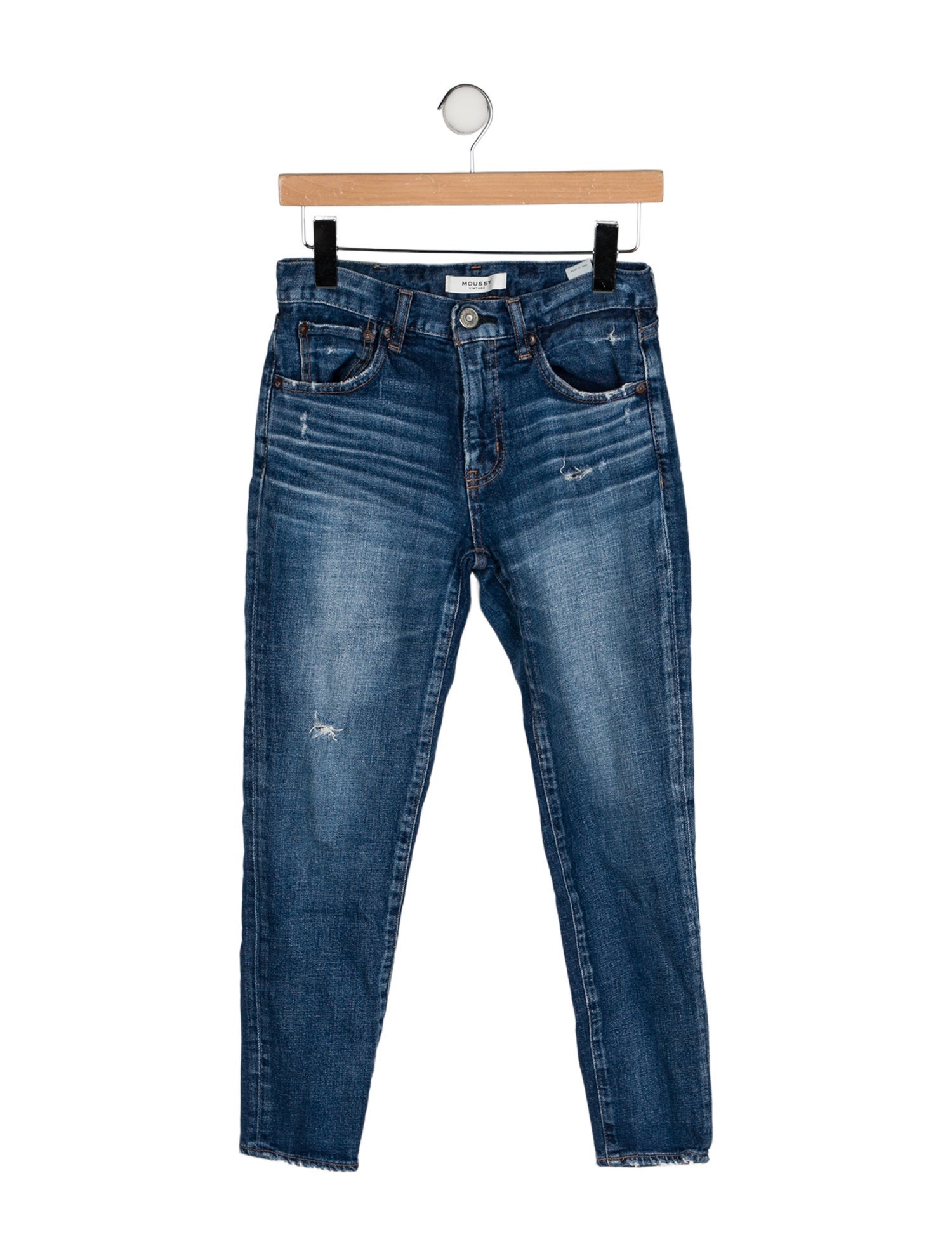 Moussy Mid-Rise Skinny Leg Jeans