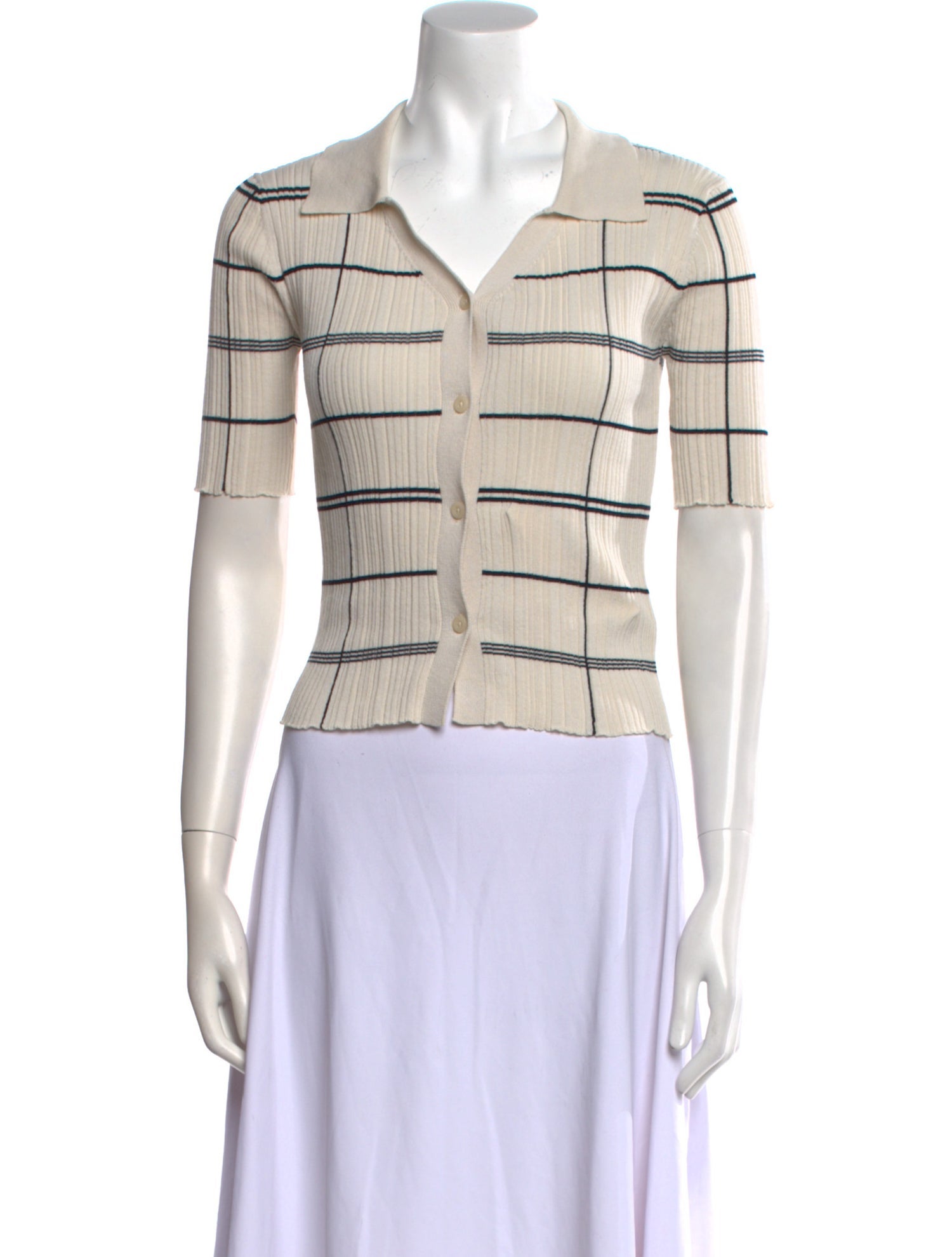 Moussy Plaid Print Sweater