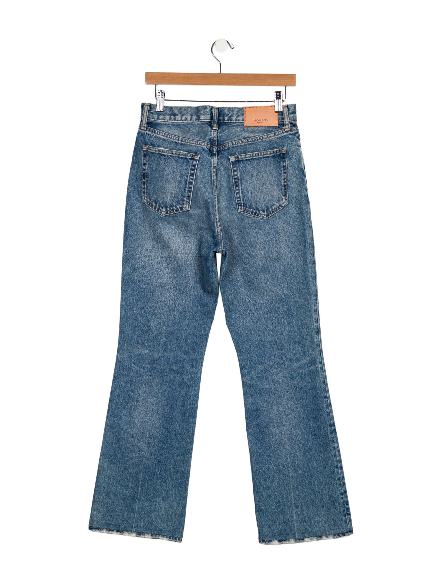 Moussy Mid-Rise Wide Leg Jeans