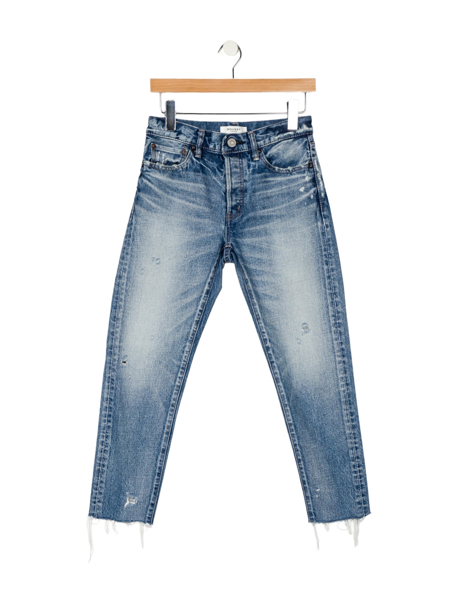 Moussy Mid-Rise Skinny Leg Jeans