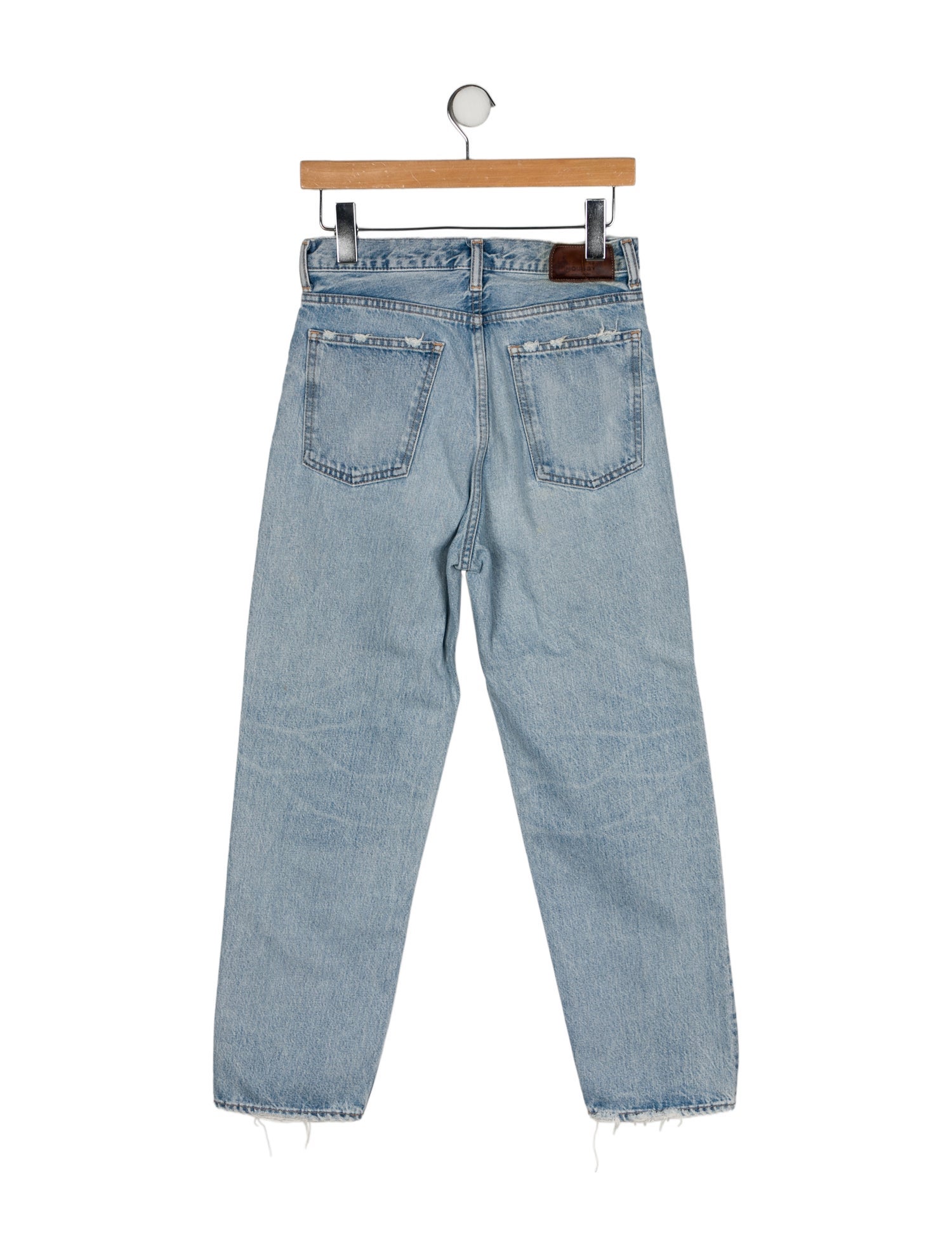 Moussy High-Rise Straight Leg Jeans