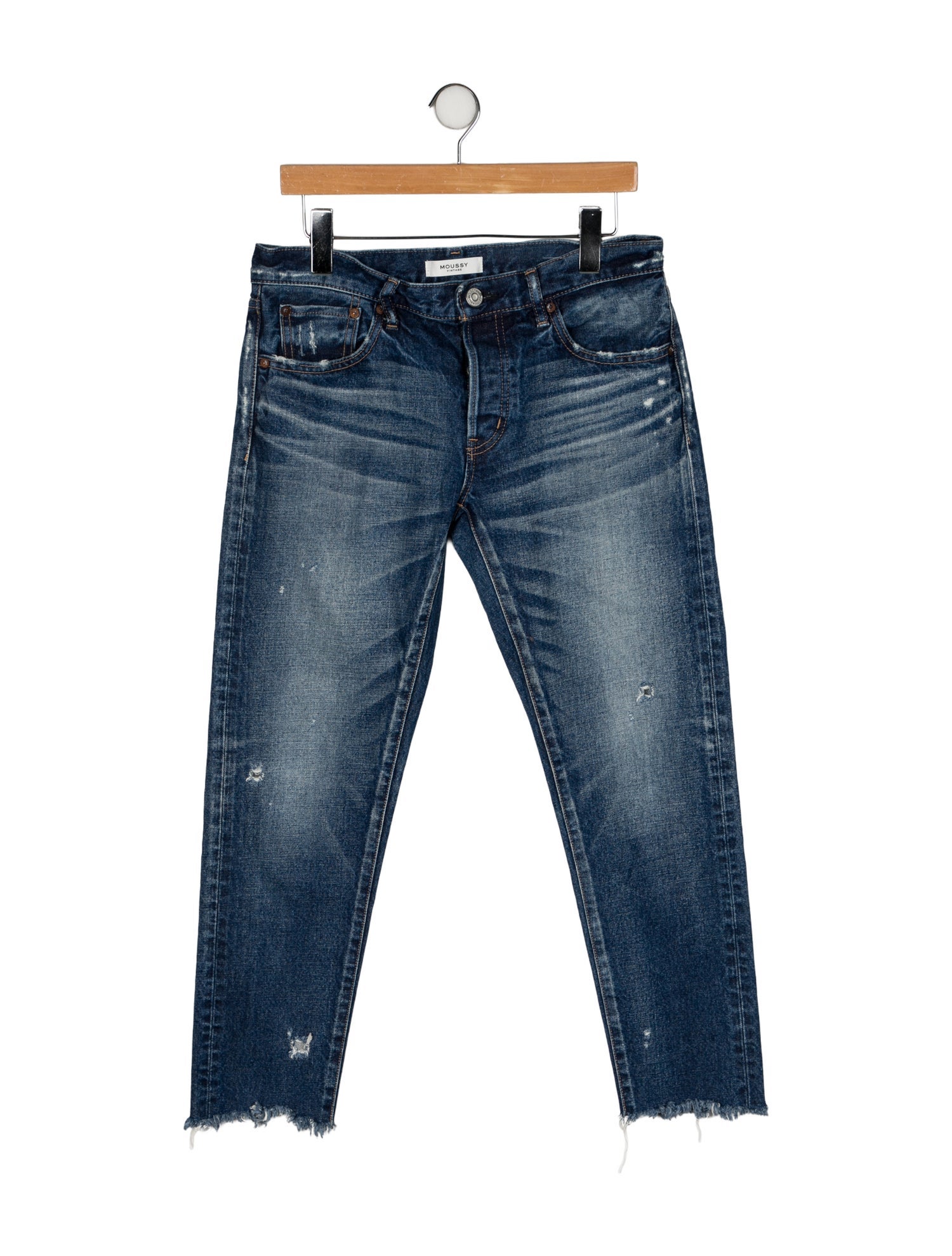 Moussy Mid-Rise Straight Leg Jeans