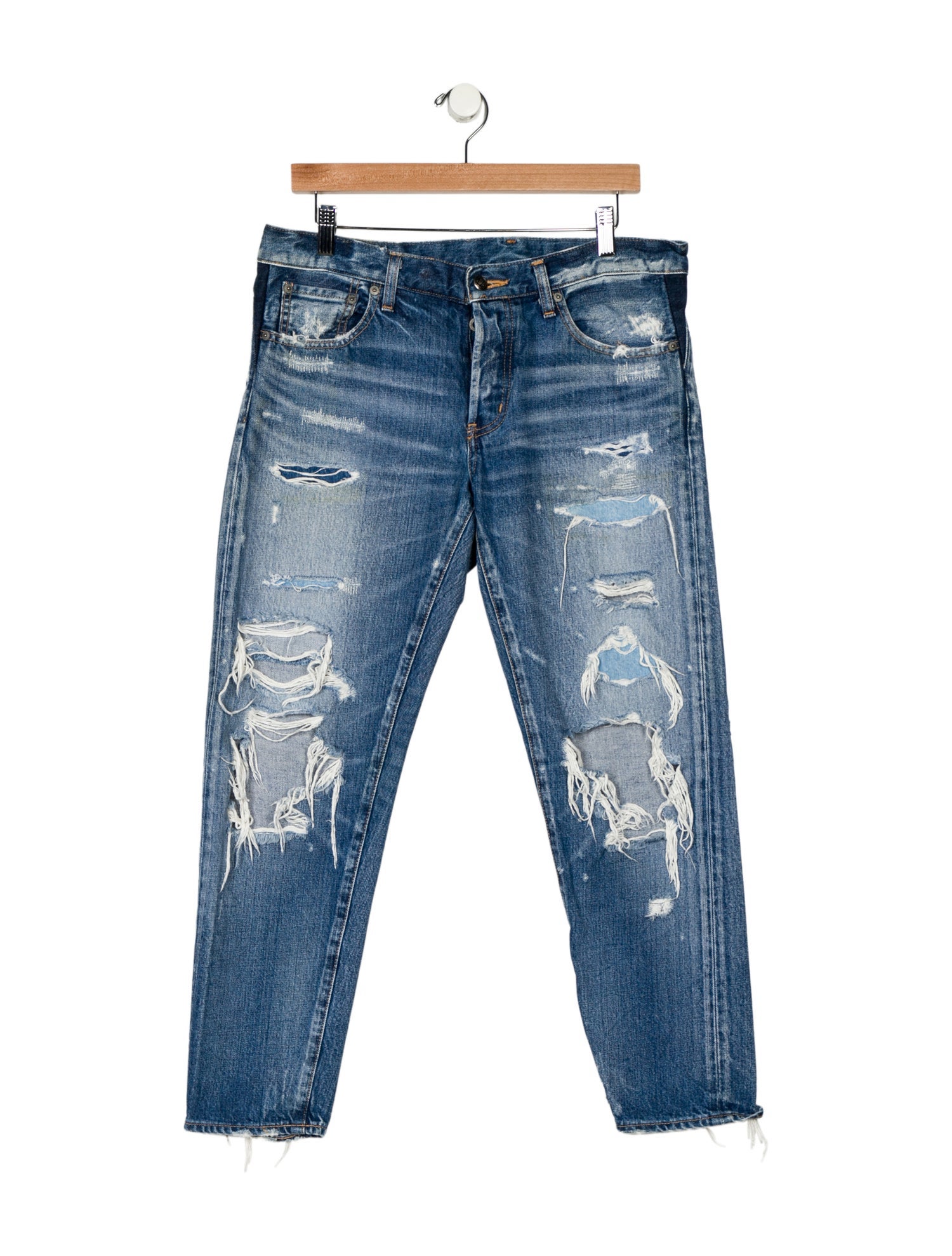 Moussy Mid-Rise Straight Leg Jeans