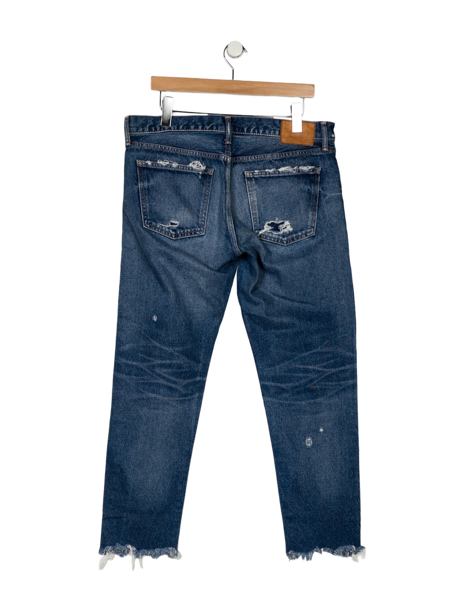 Moussy Mid-Rise Straight Leg Jeans