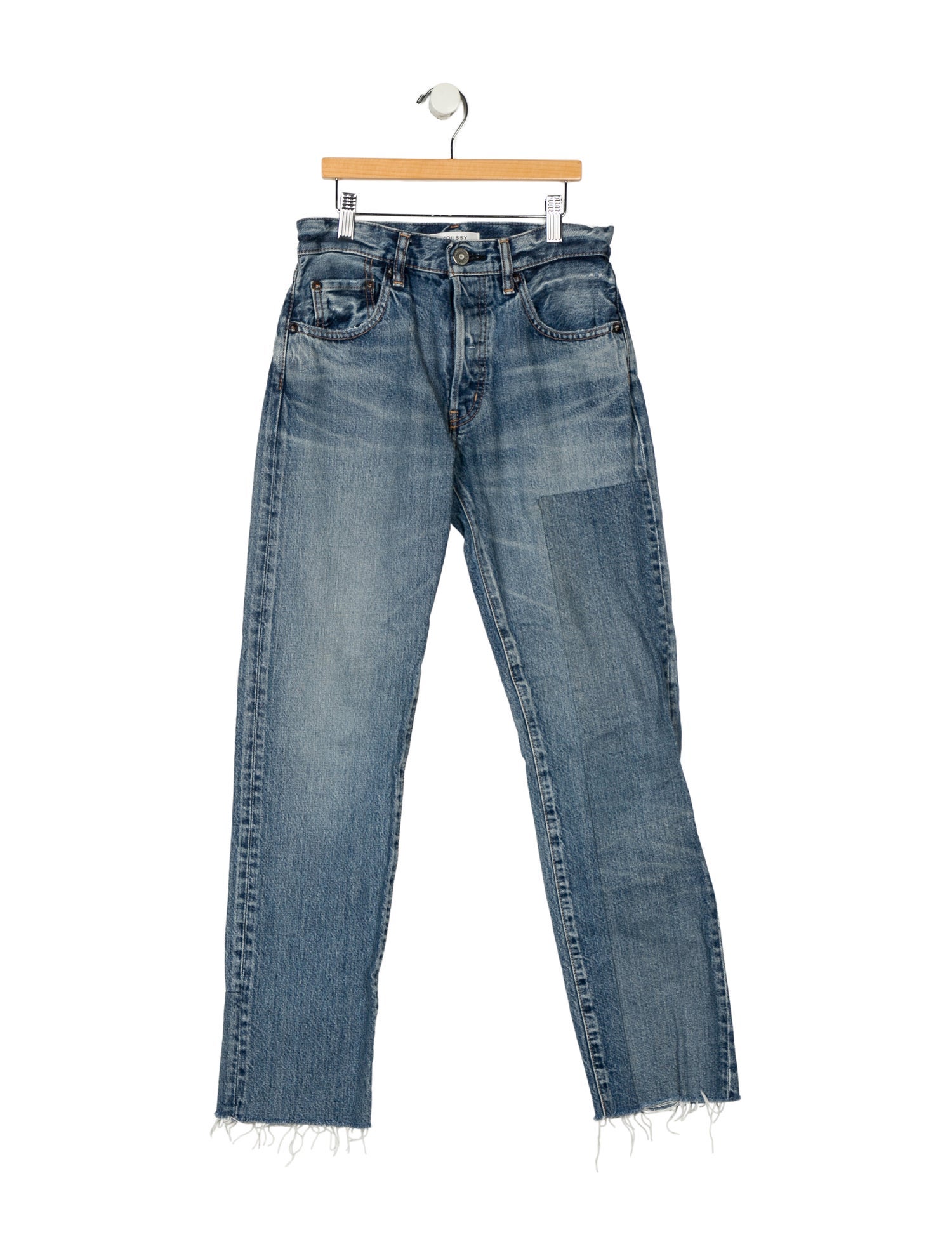 Moussy Mid-Rise Straight Leg Jeans