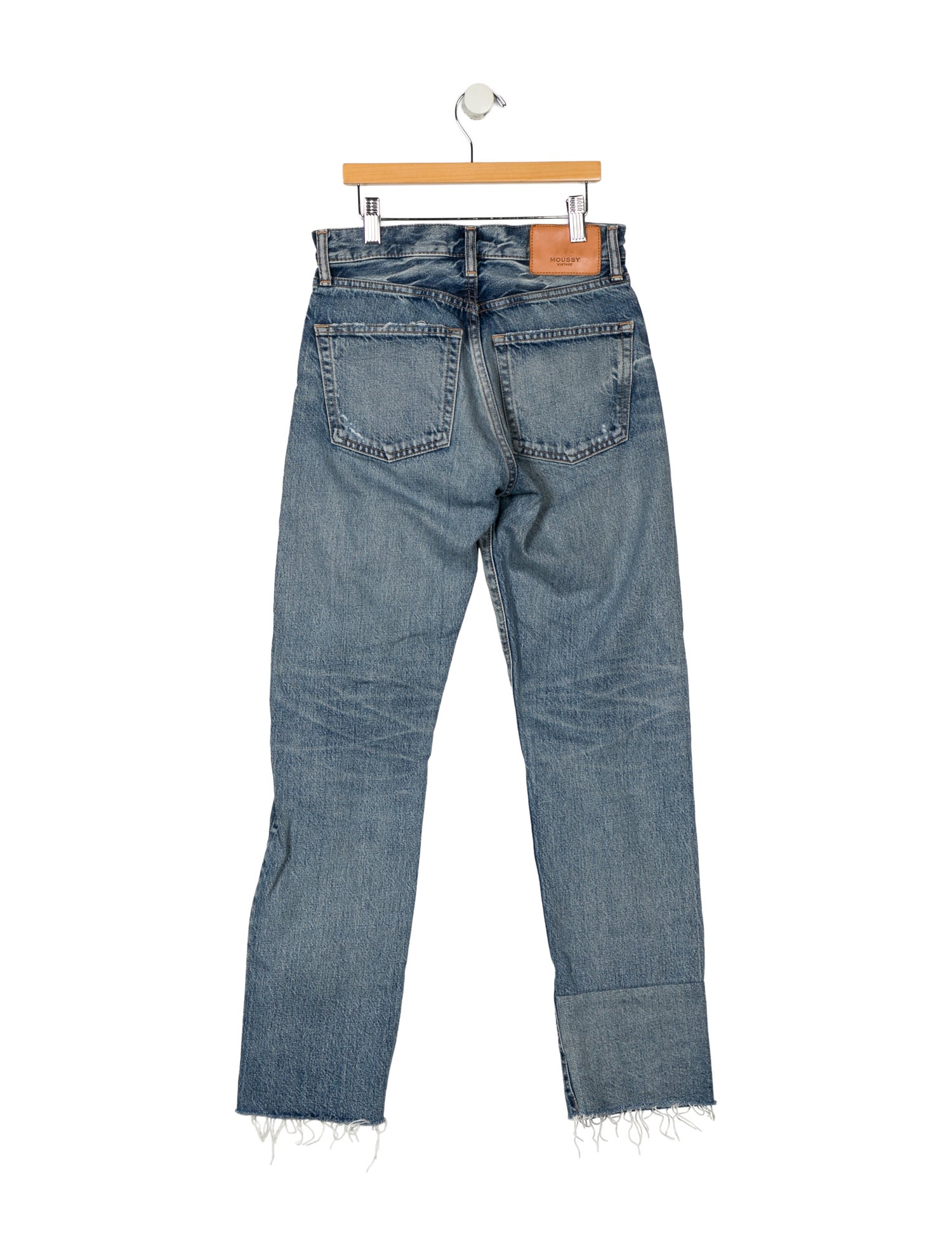 Moussy Mid-Rise Straight Leg Jeans