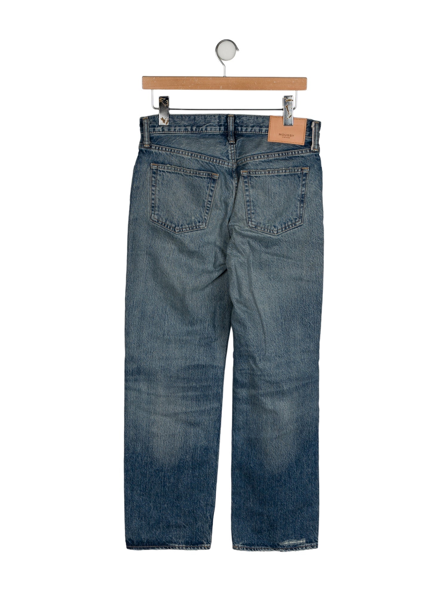 Moussy Mid-Rise Straight Leg Jeans