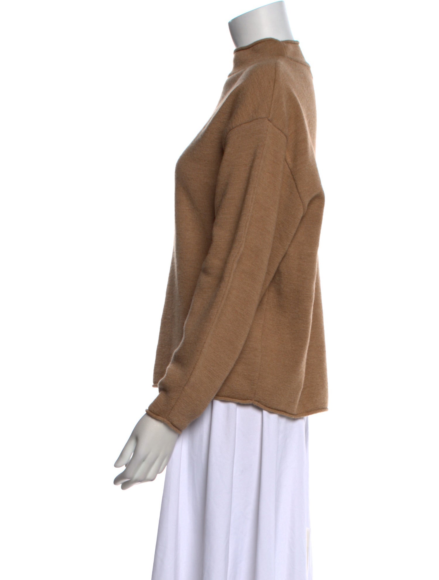 Moussy Wool Mock Neck Sweater