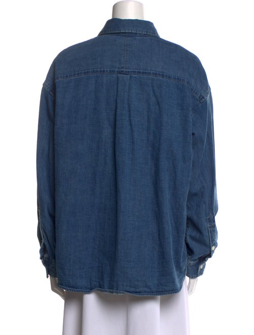 Moussy Long Sleeve Button-Up Top