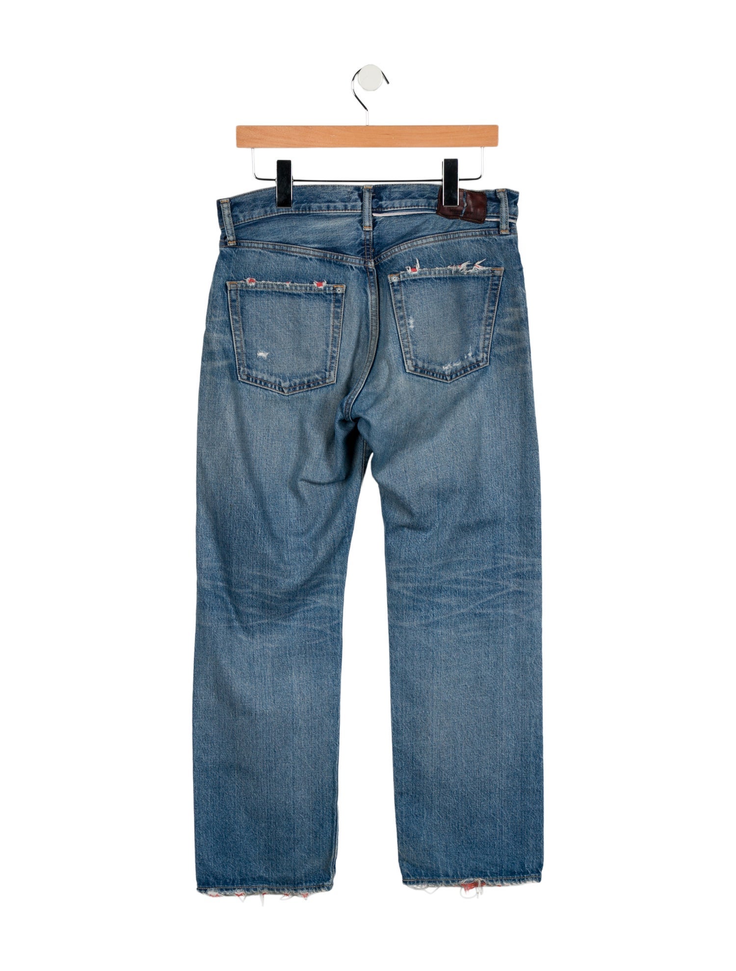 Moussy Mid-Rise Wide Leg Jeans