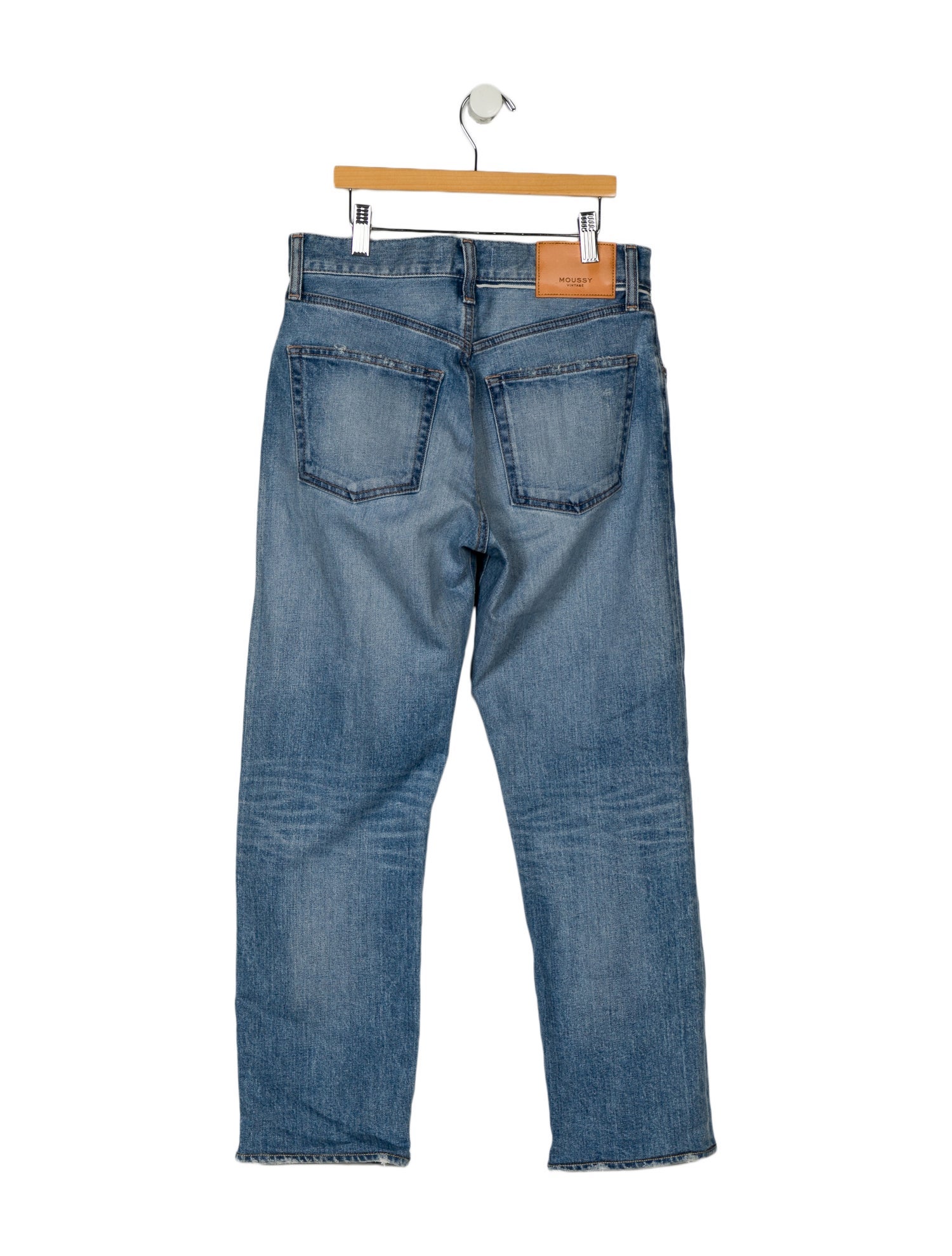 Moussy Mid-Rise Straight Leg Jeans