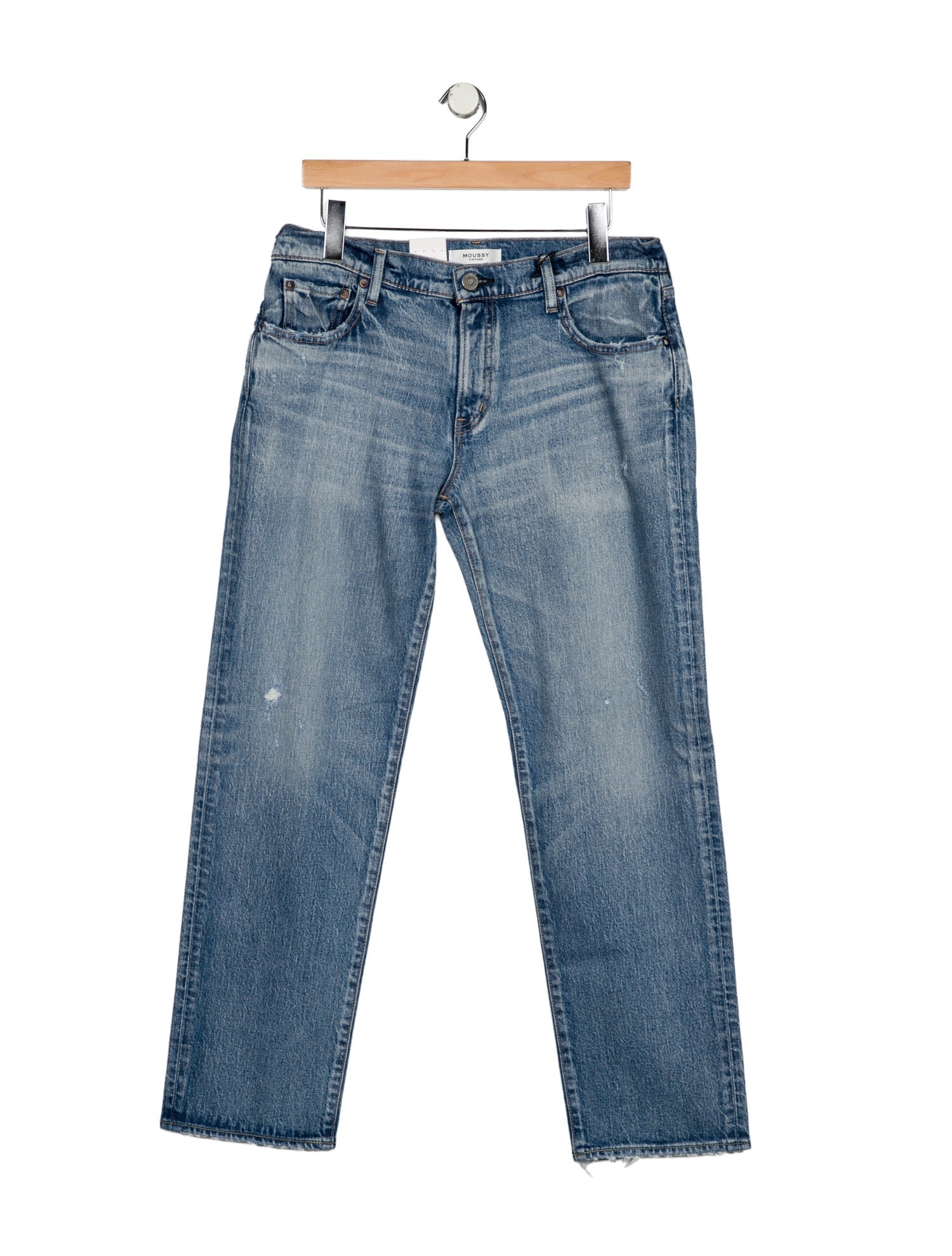 Moussy Mid-Rise Straight Leg Jeans w/ Tags