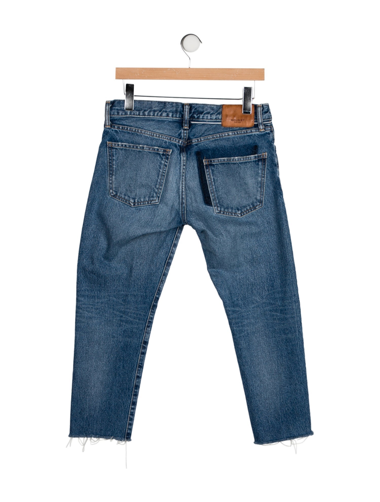 Moussy Mid-Rise Straight Leg Jeans