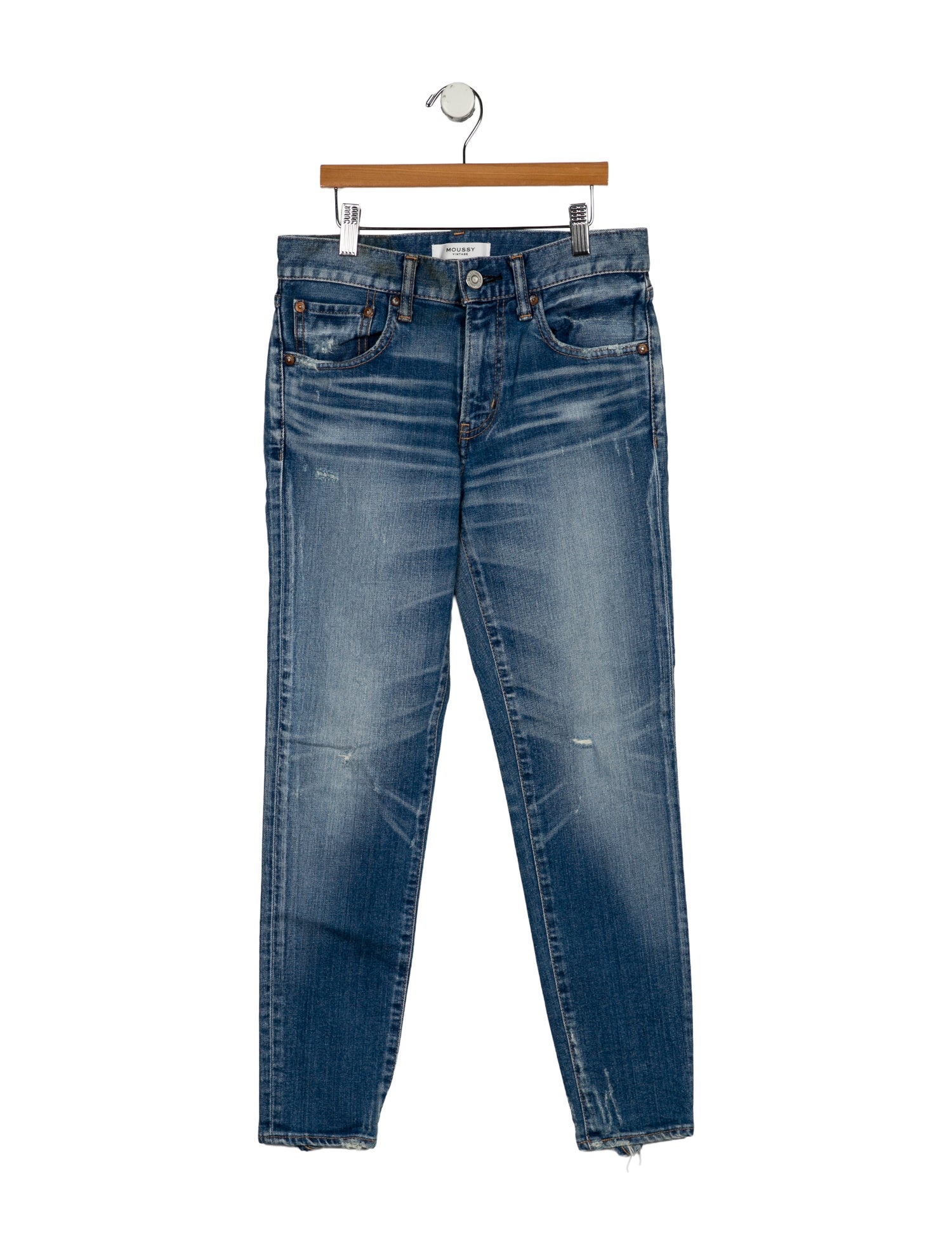 Moussy Mid-Rise Skinny Leg Jeans