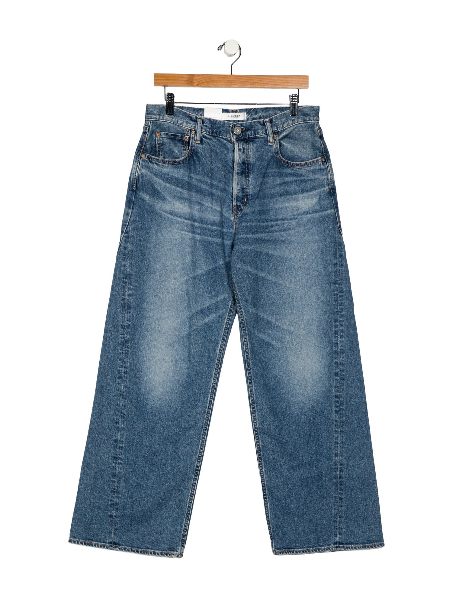 Moussy High-Rise Wide Leg Jeans w/ Tags