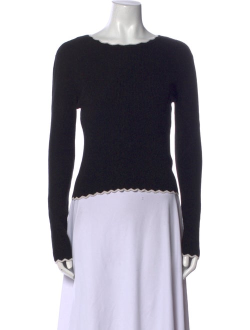 Moussy Bateau Neckline Long Sleeve Top