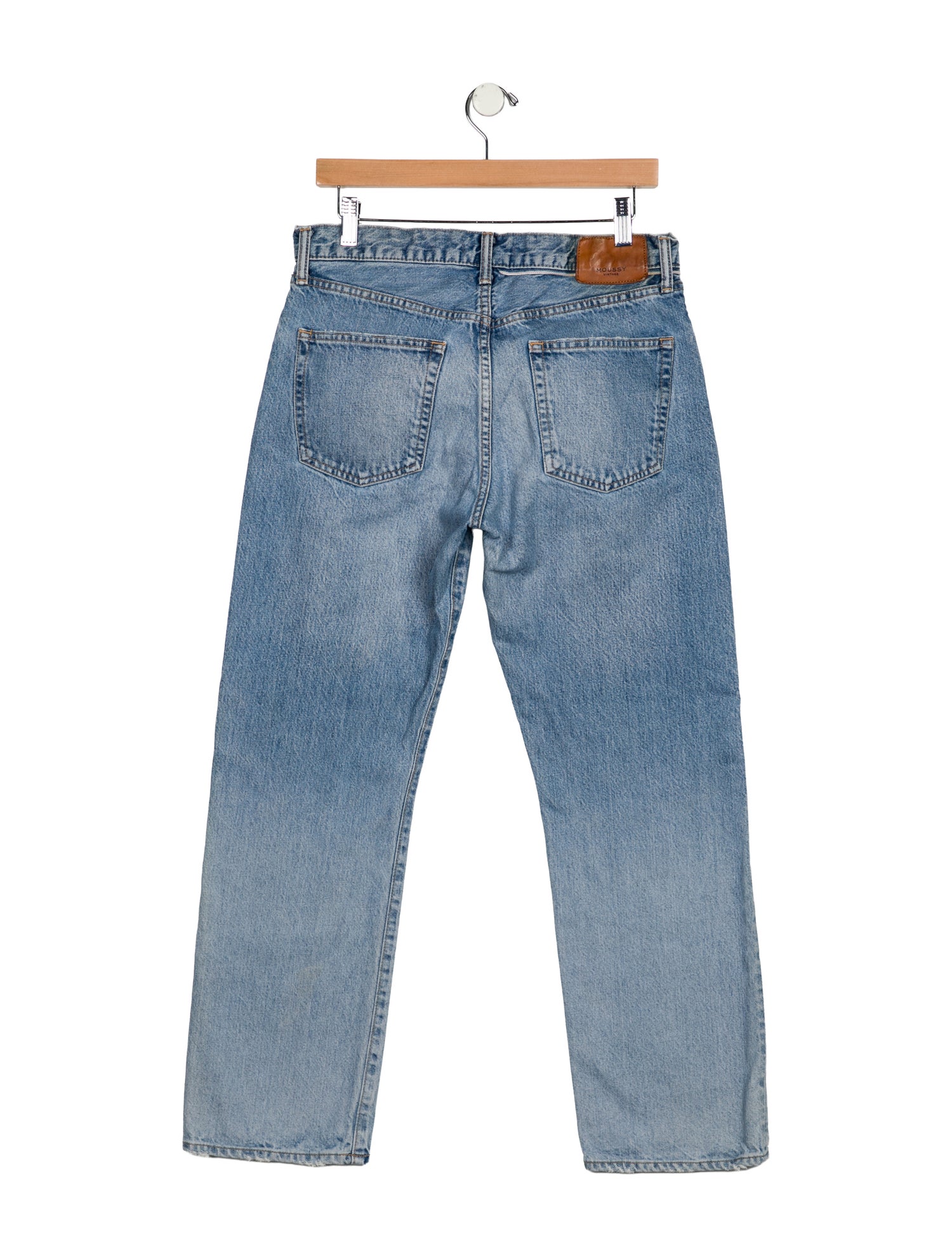 Moussy Mid-Rise Straight Leg Jeans