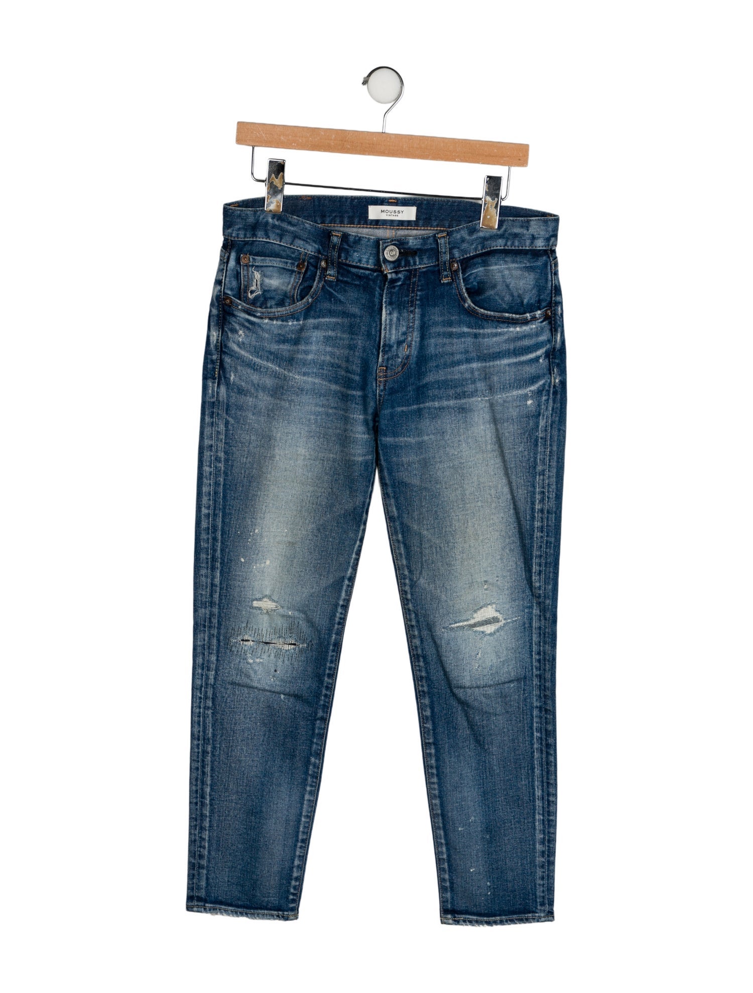 Moussy Mid-Rise Skinny Leg Jeans