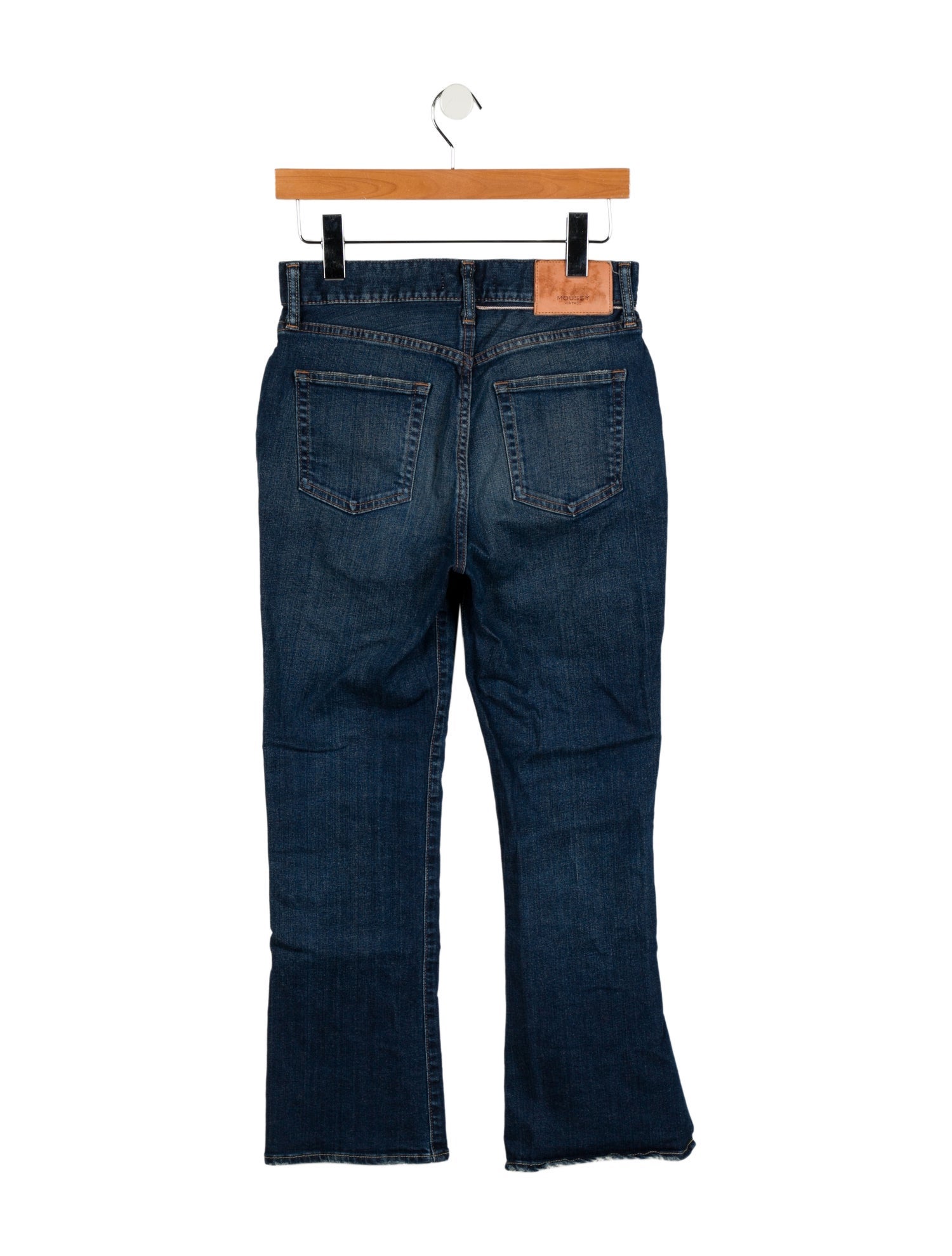 Moussy High-Rise Straight Leg Jeans