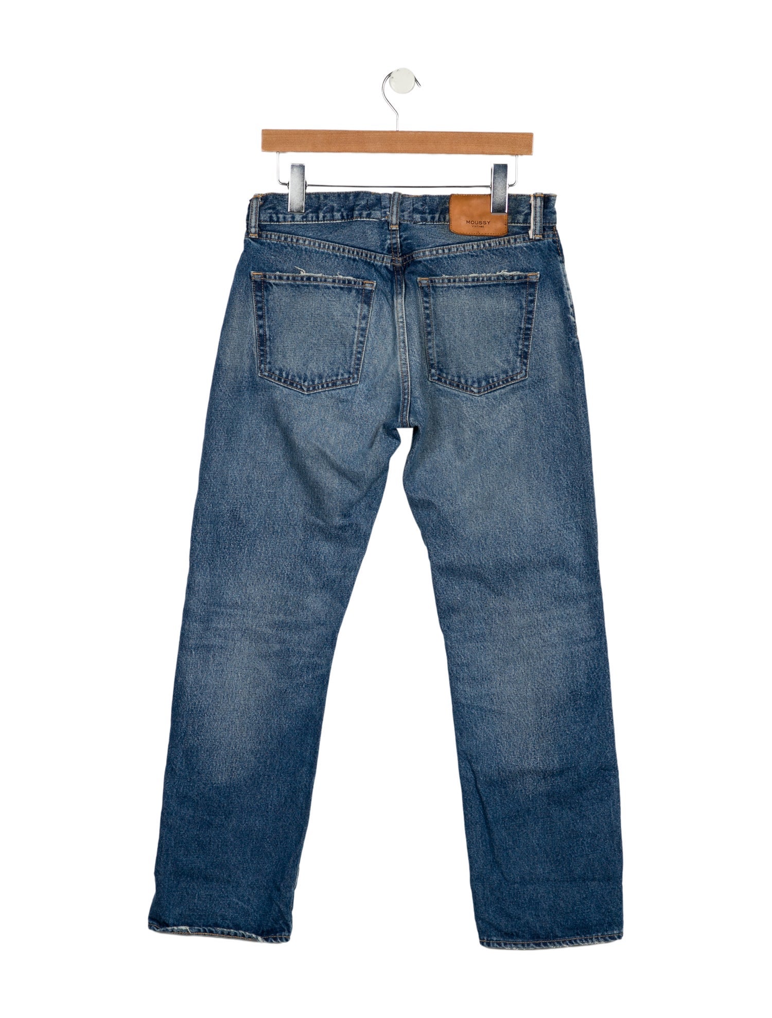 Moussy High-Rise Wide Leg Jeans