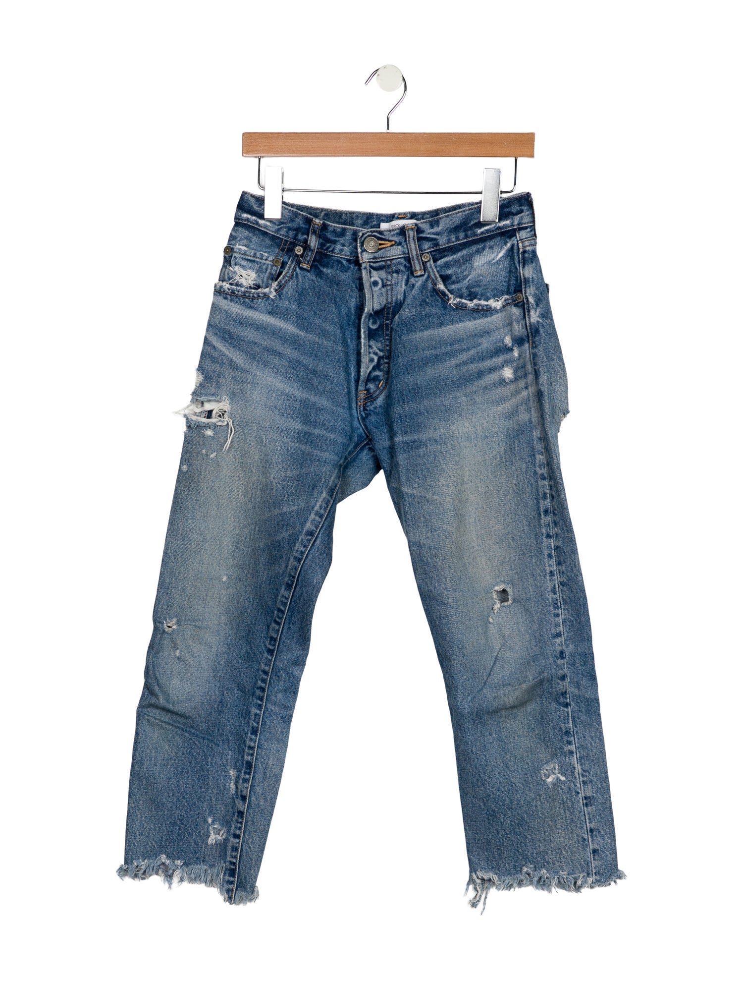 Moussy Mid-Rise Straight Leg Jeans