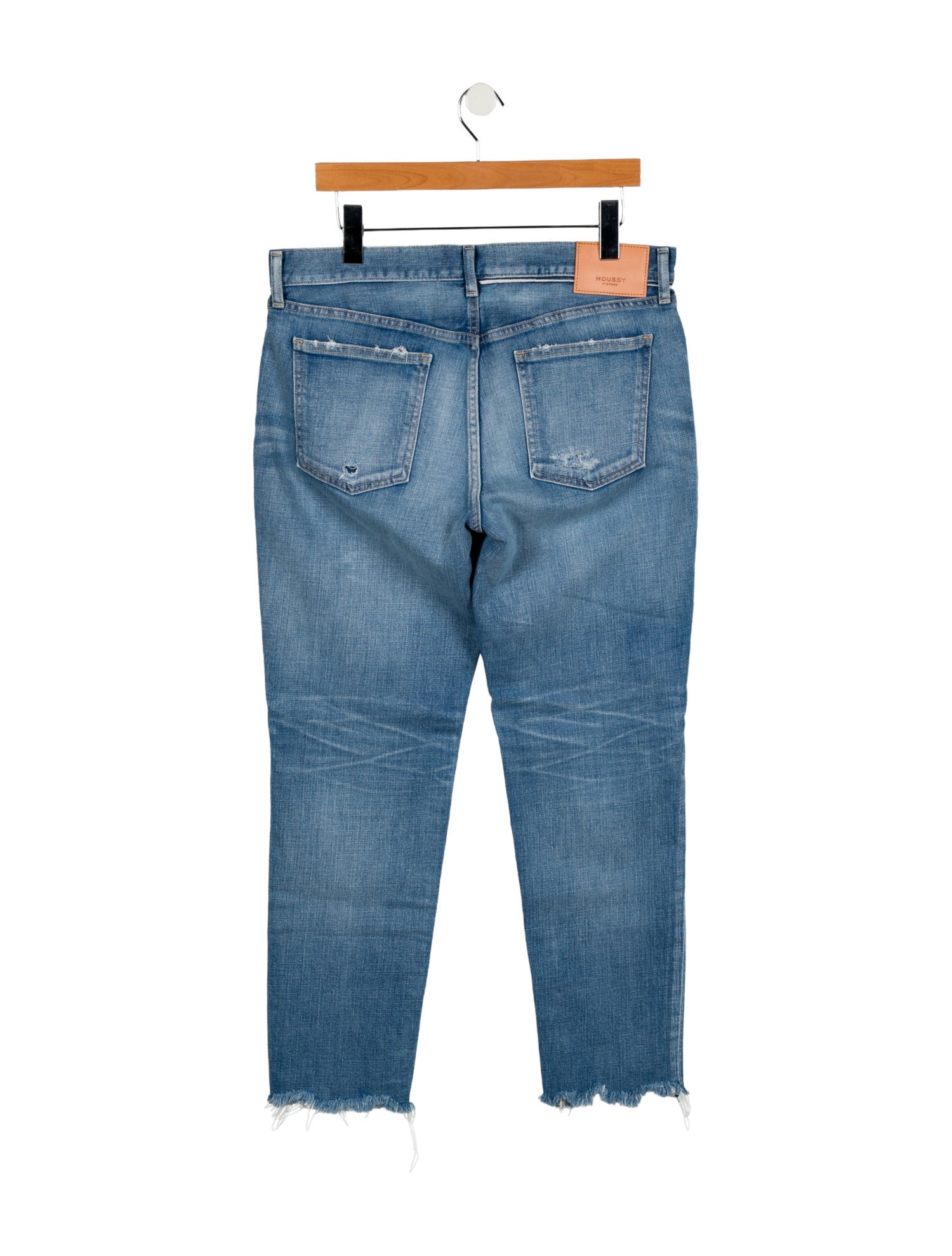 Moussy Mid-Rise Straight Leg Jeans