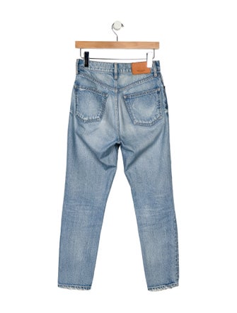 Moussy High-Rise Straight Leg Jeans
