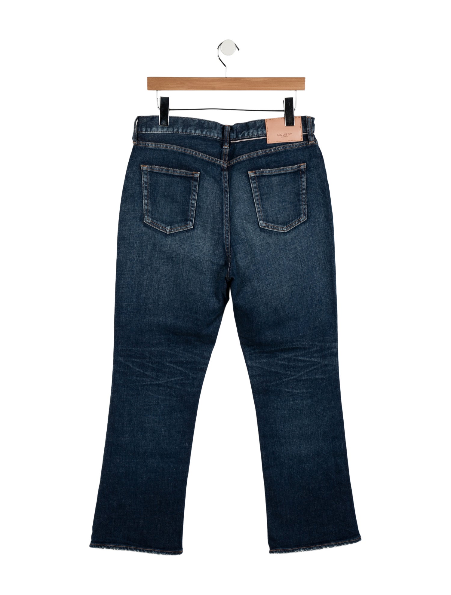 Moussy High-Rise Straight Leg Jeans