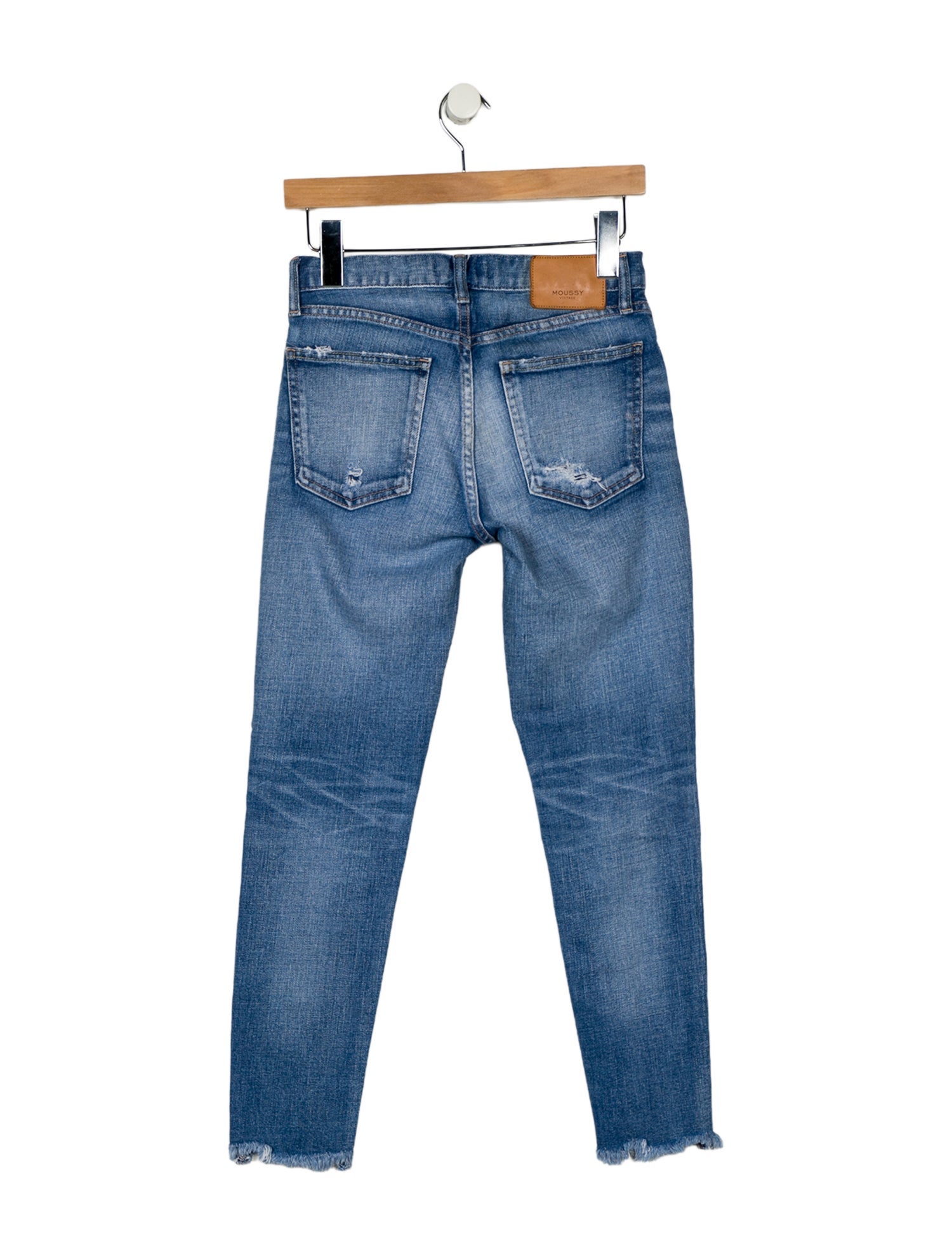 Moussy Mid-Rise Skinny Leg Jeans