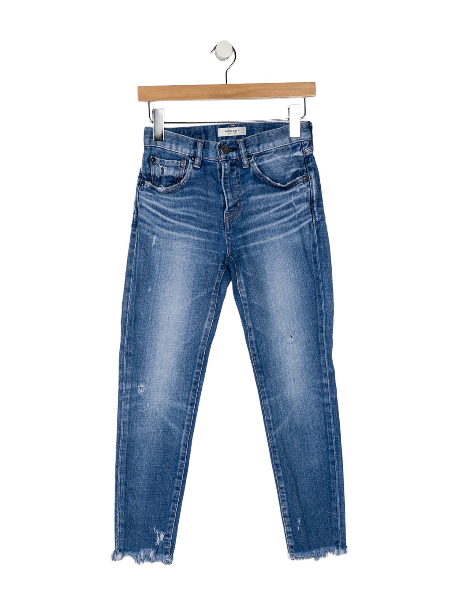 Moussy Mid-Rise Skinny Leg Jeans