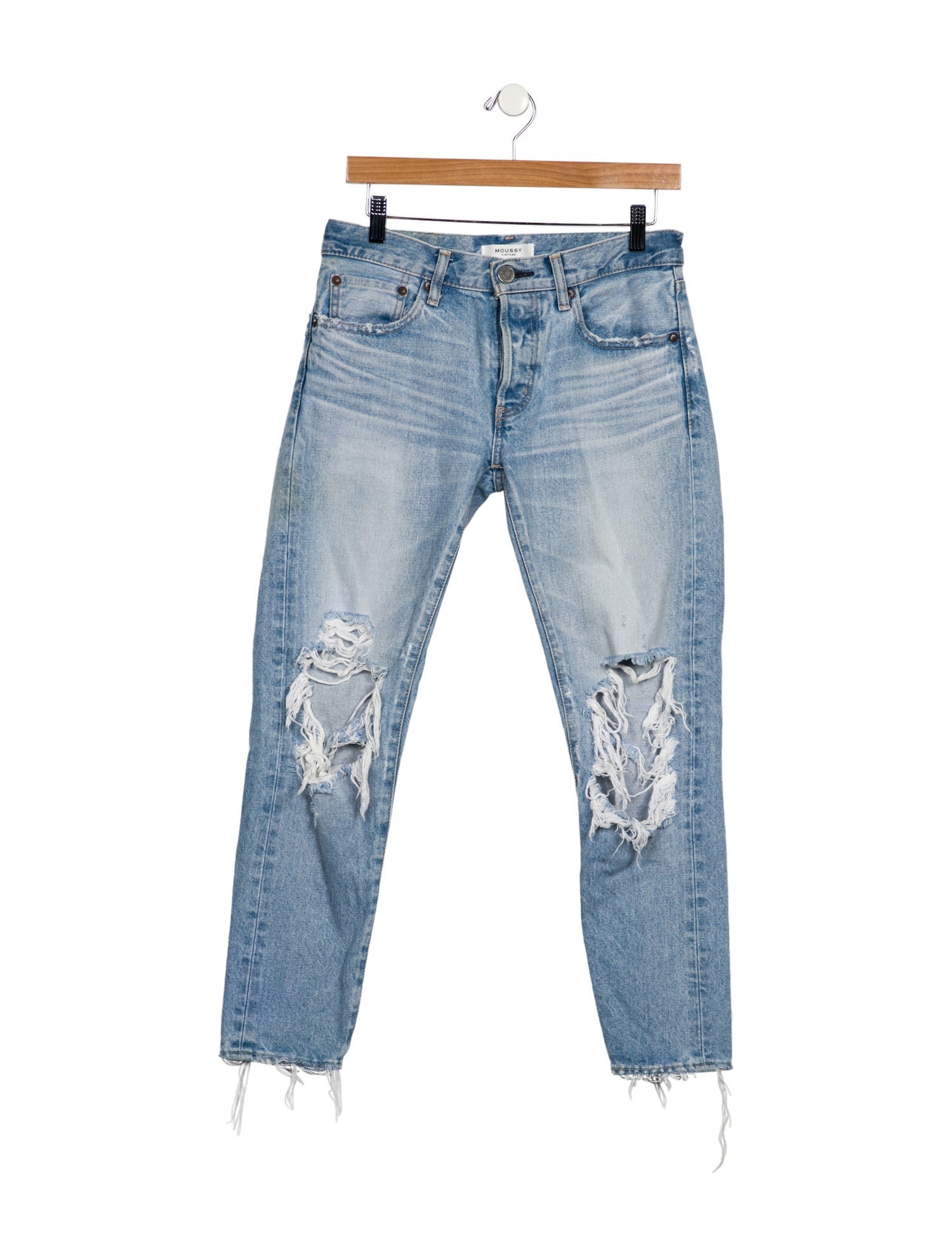 Moussy Mid-Rise Skinny Leg Jeans