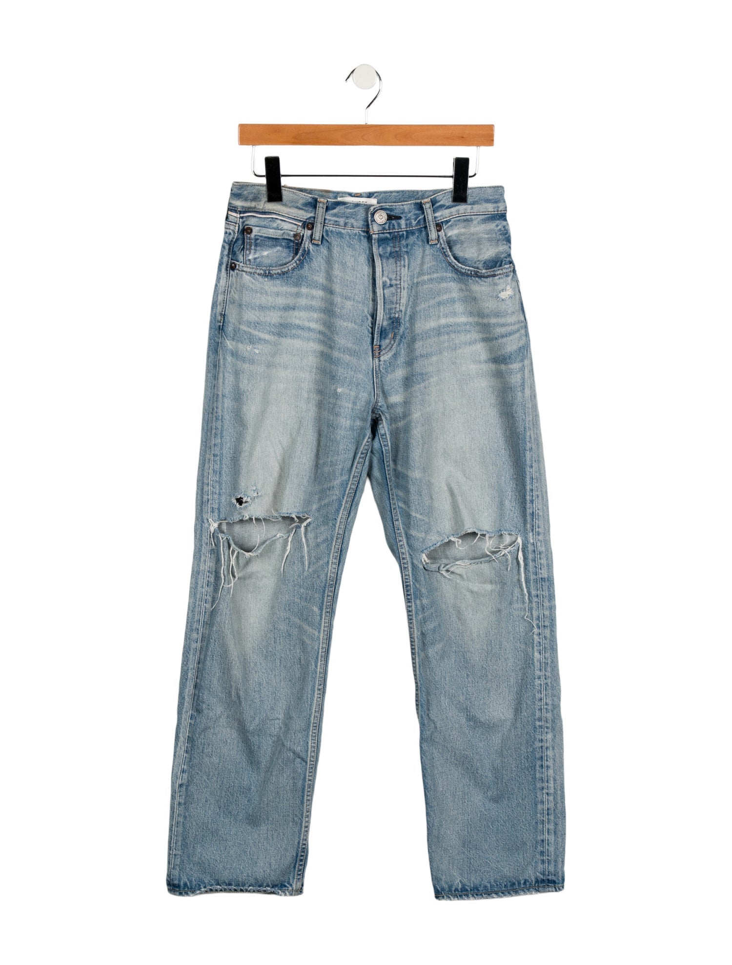 Moussy Vintage High-Rise Straight Leg Jeans