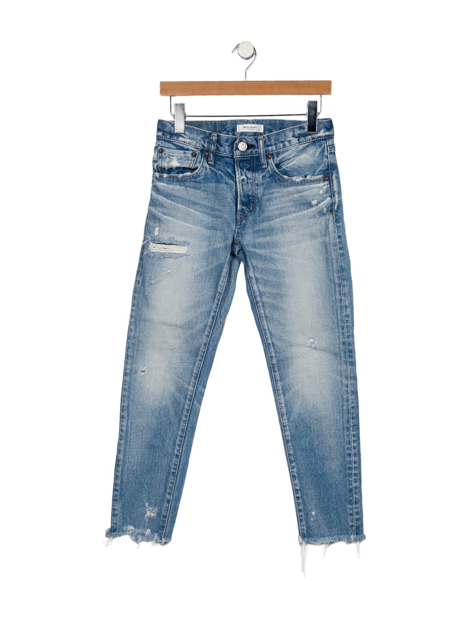 Moussy Mid-Rise Skinny Leg Jeans