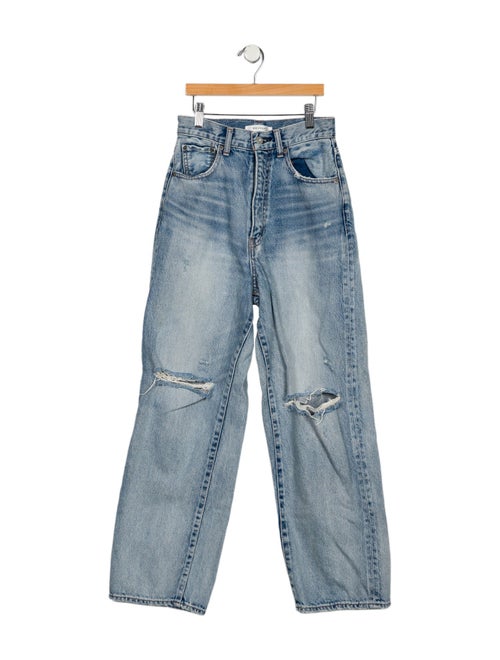Moussy High-Rise Wide Leg Jeans