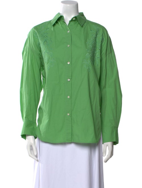 Moussy Long Sleeve Button-Up Top