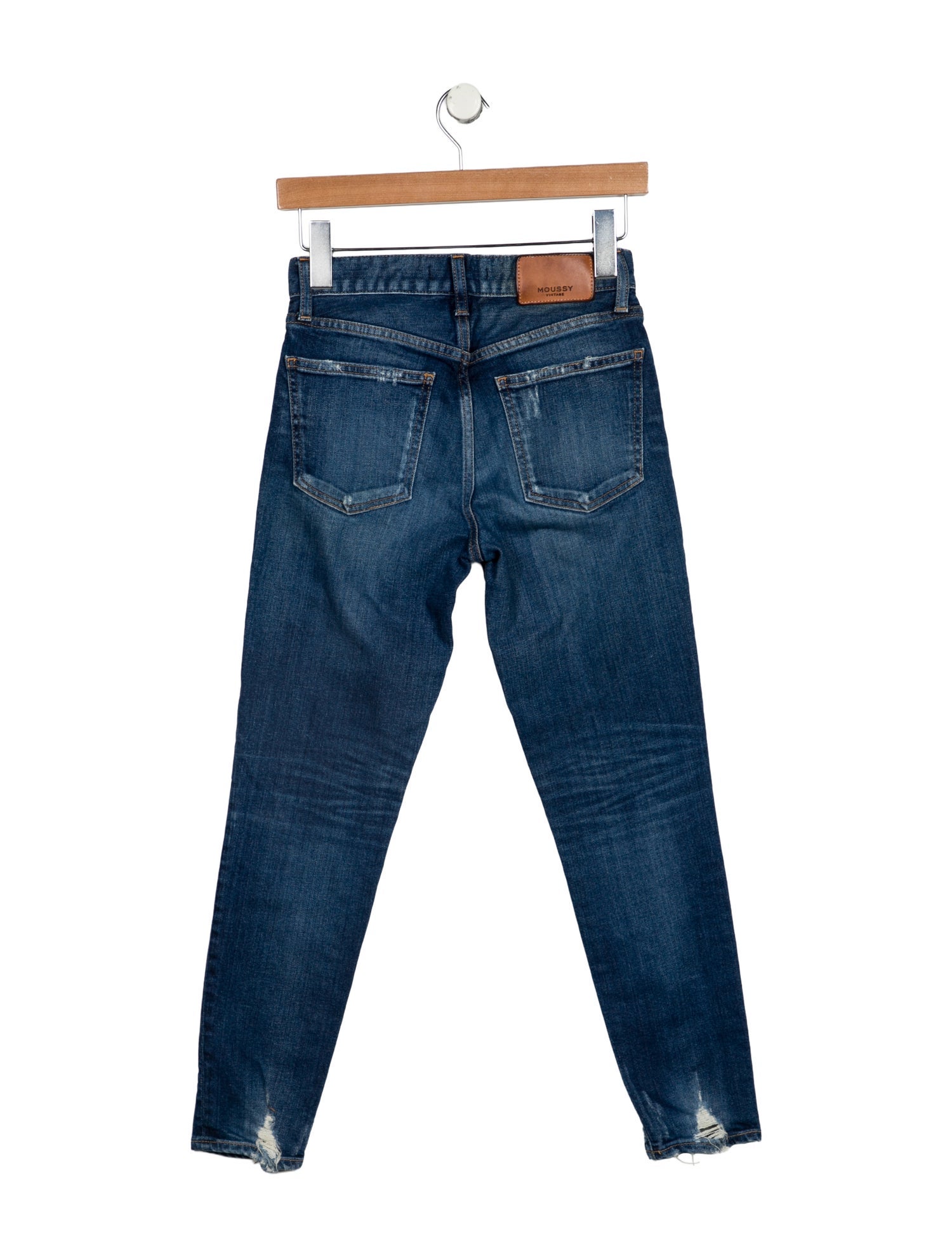 Moussy Mid-Rise Skinny Leg Jeans