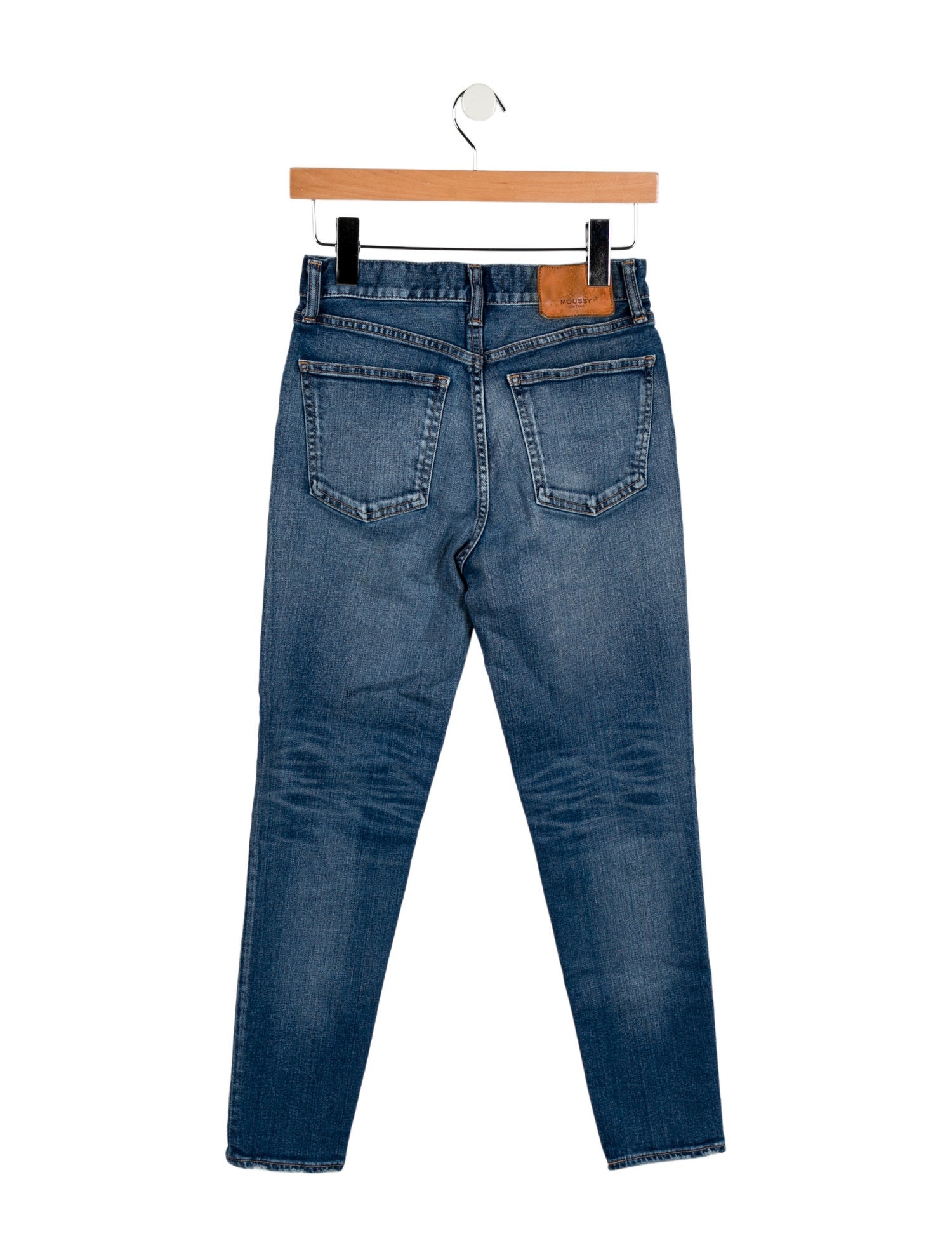 Moussy Mid-Rise Skinny Leg Jeans