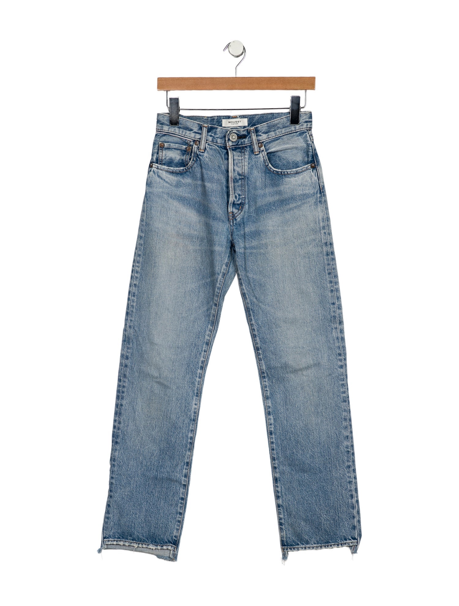 Moussy Mid-Rise Straight Leg Jeans