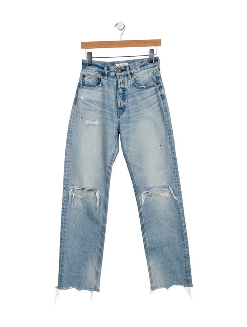 Moussy Mid-Rise Straight Leg Jeans