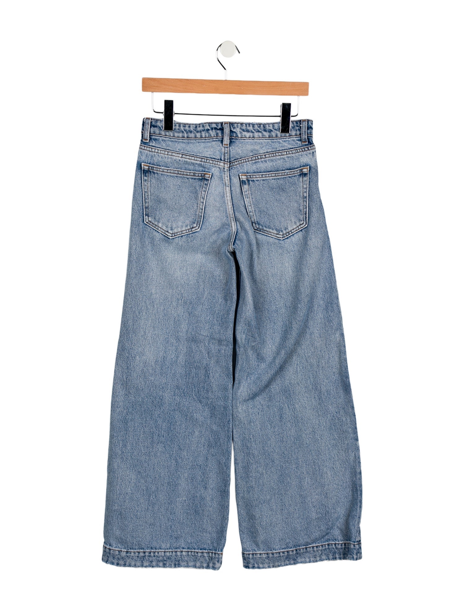 Moussy Mid-Rise Wide Leg Jeans
