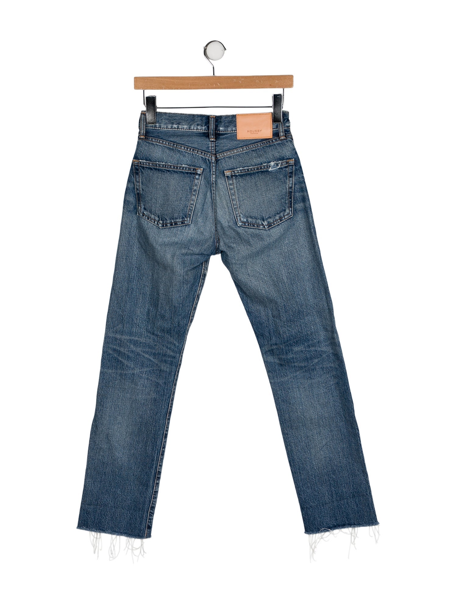 Moussy Mid-Rise Straight Leg Jeans