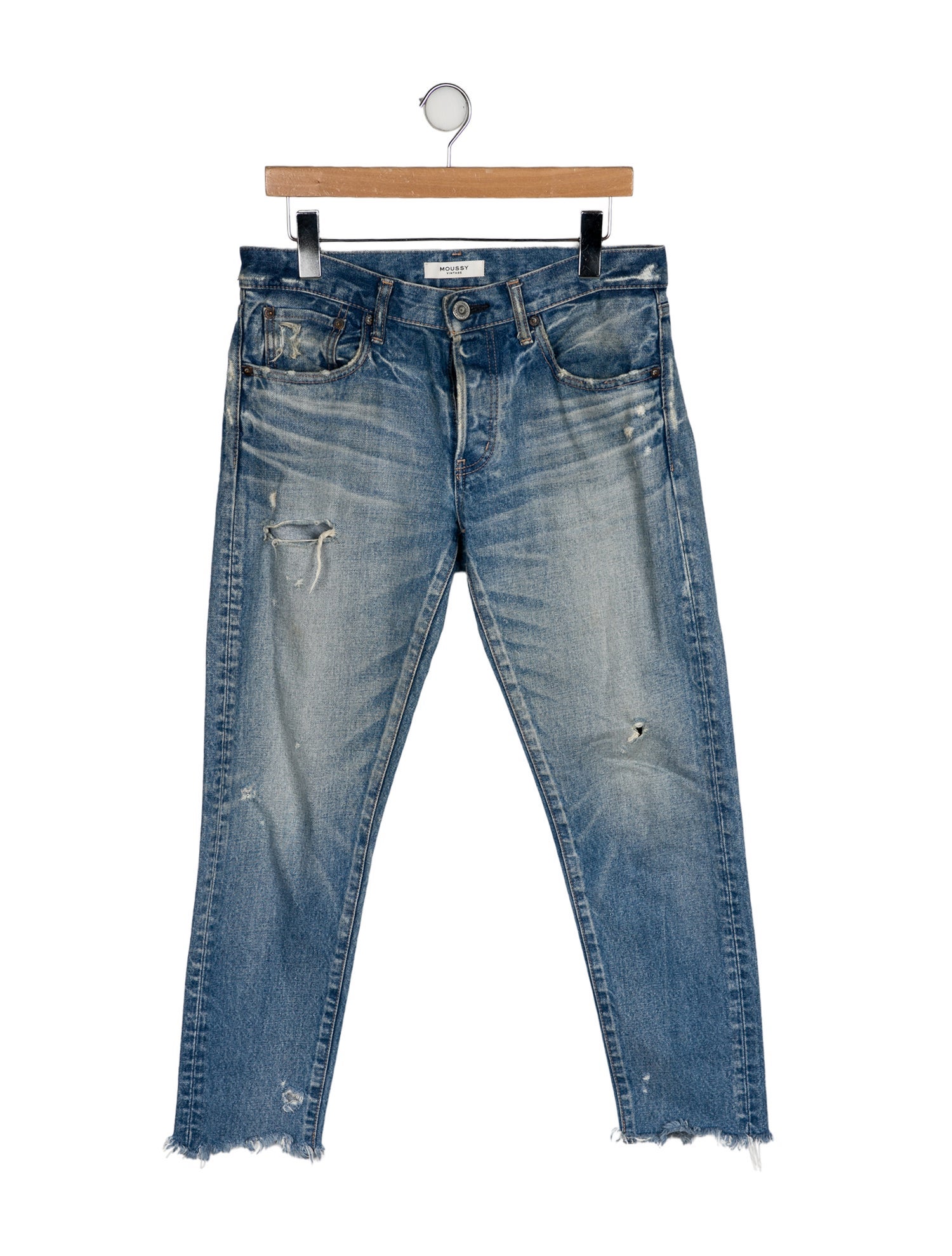 Moussy Mid-Rise Skinny Leg Jeans