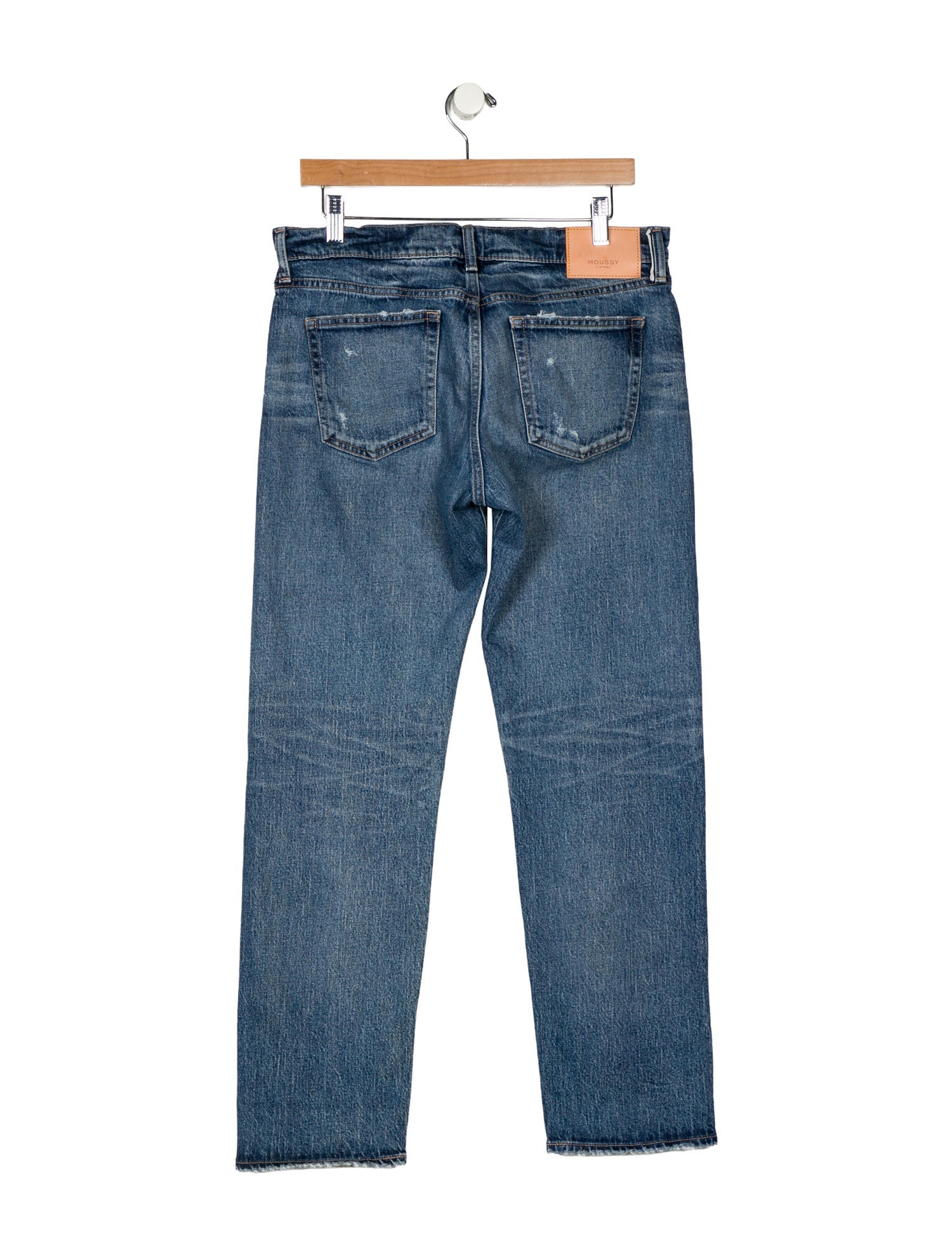 Moussy Mid-Rise Straight Leg Jeans